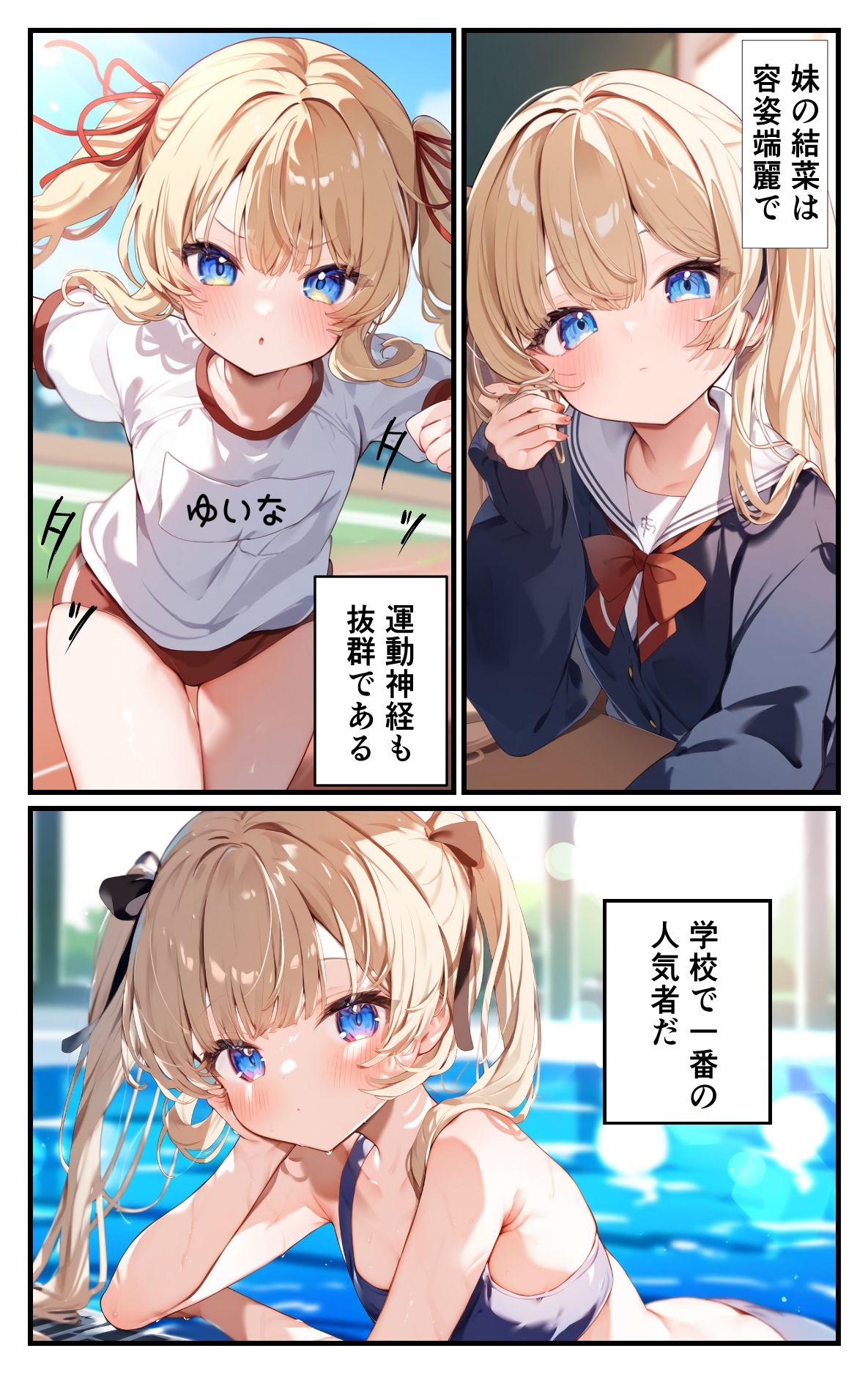 いつも無防備な妹がエロすぎる サンプル1ページ目