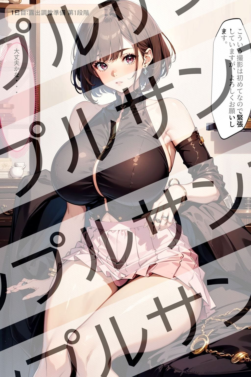 巨乳人妻の莉子が言いなりになるまで・・・ vol.1 - Until Riko， a big-breasted married woman， obeys... vol.1 - サンプル1ページ目