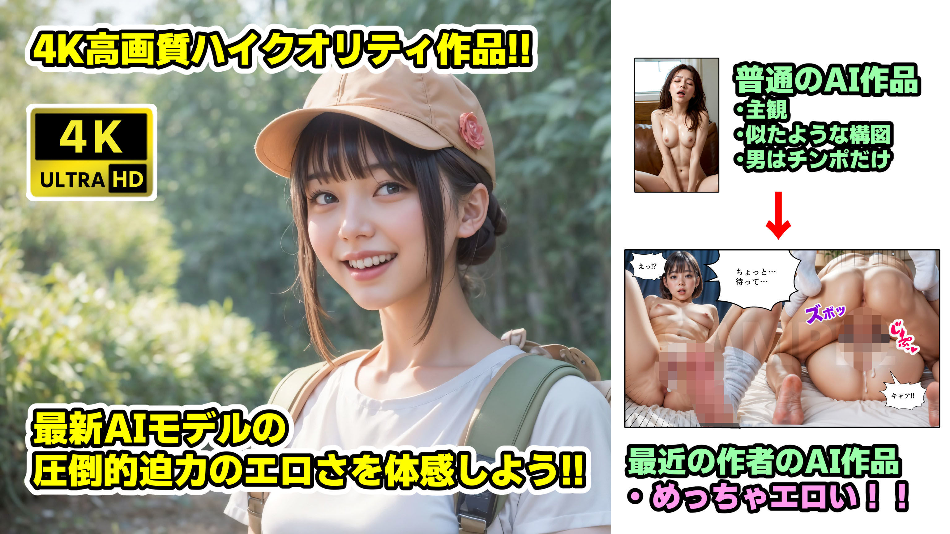 エロソロキャンプ【4Kマンガ＋写真集】 サンプル1ページ目