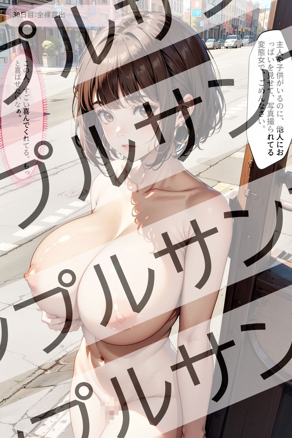 巨乳人妻の莉子が言いなりになるまで・・・ vol.2 - Until Riko， a big-breasted married woman， obeys... vol.2 - サンプル1ページ目