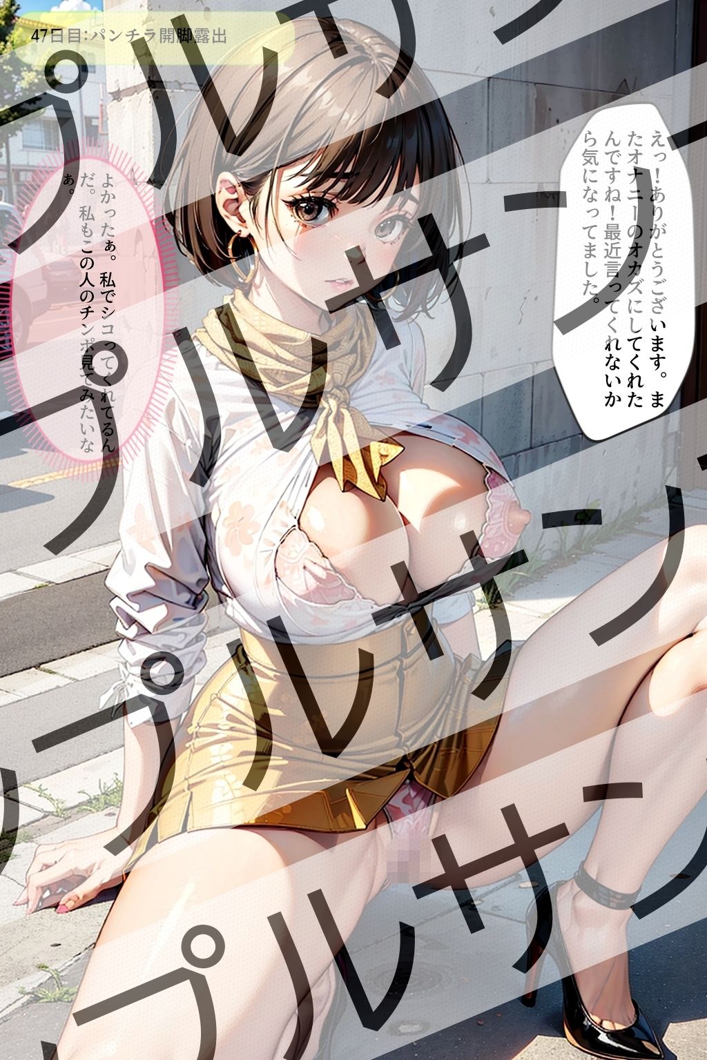 巨乳人妻の莉子が言いなりになるまで・・・ vol.2 - Until Riko， a big-breasted married woman， obeys... vol.2 - サンプル4ページ目