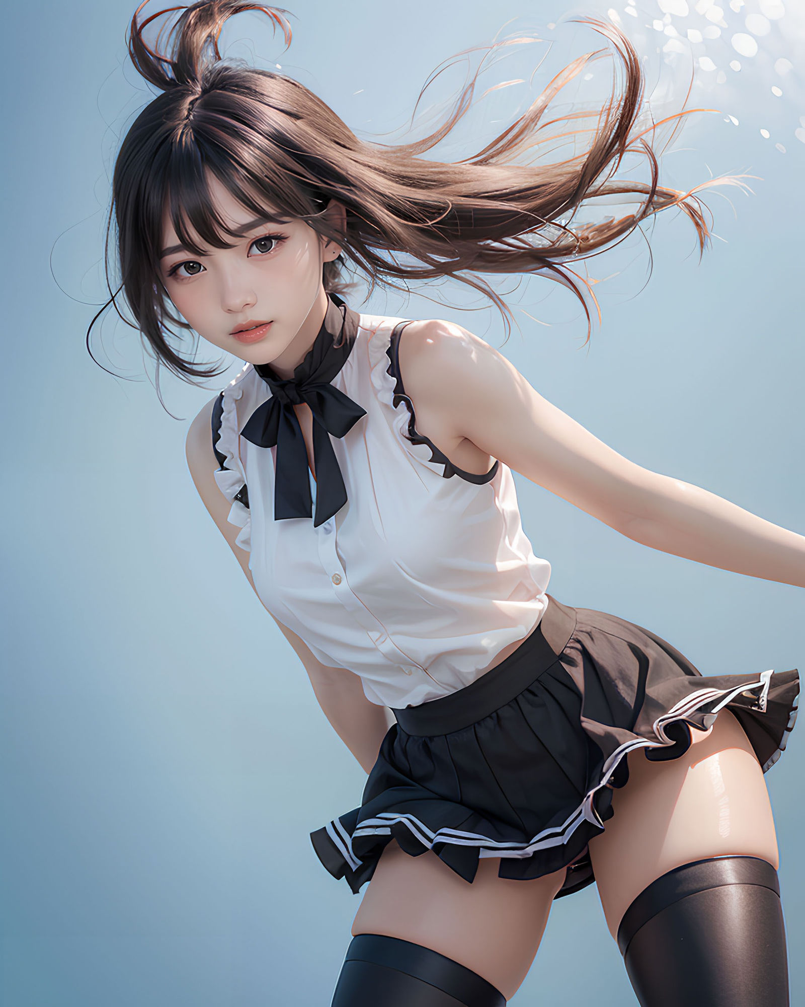 ミニスカニーハイ サンプル1ページ目