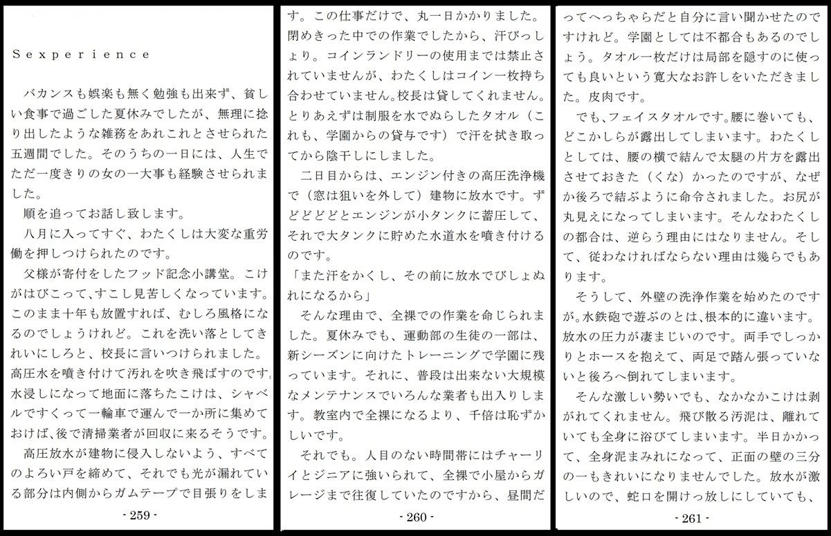 特別娼学性奴 サンプル9ページ目