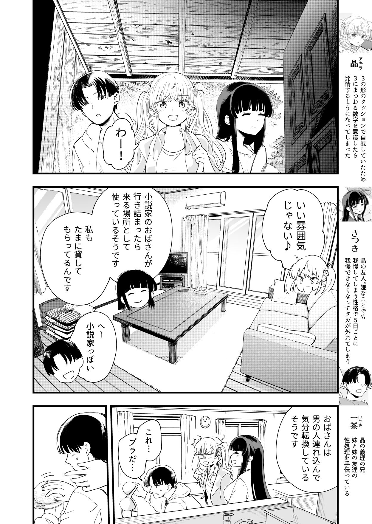 サセてくれる義妹と妹の友達との5月5日 サンプル2ページ目