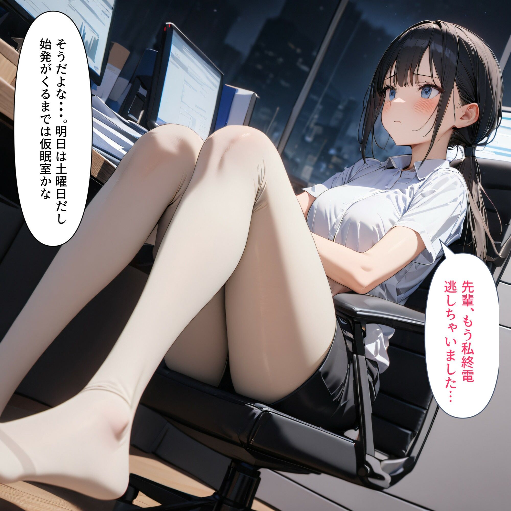 あざと可愛い女子社員〜仮眠室で睡眠姦〜 サンプル4ページ目