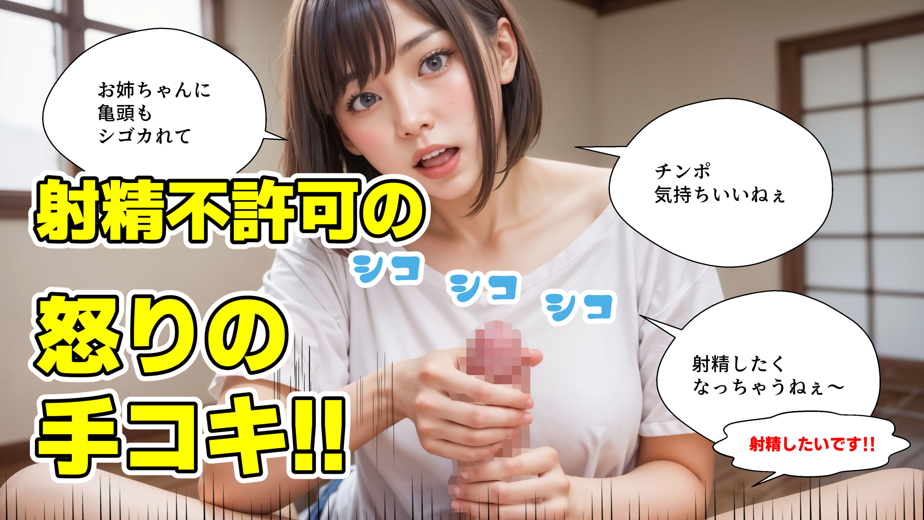 暴発顔射 弟の射精管理失敗で近親相姦中出しSEXする姉【4Kマンガ＋写真集】 サンプル4ページ目