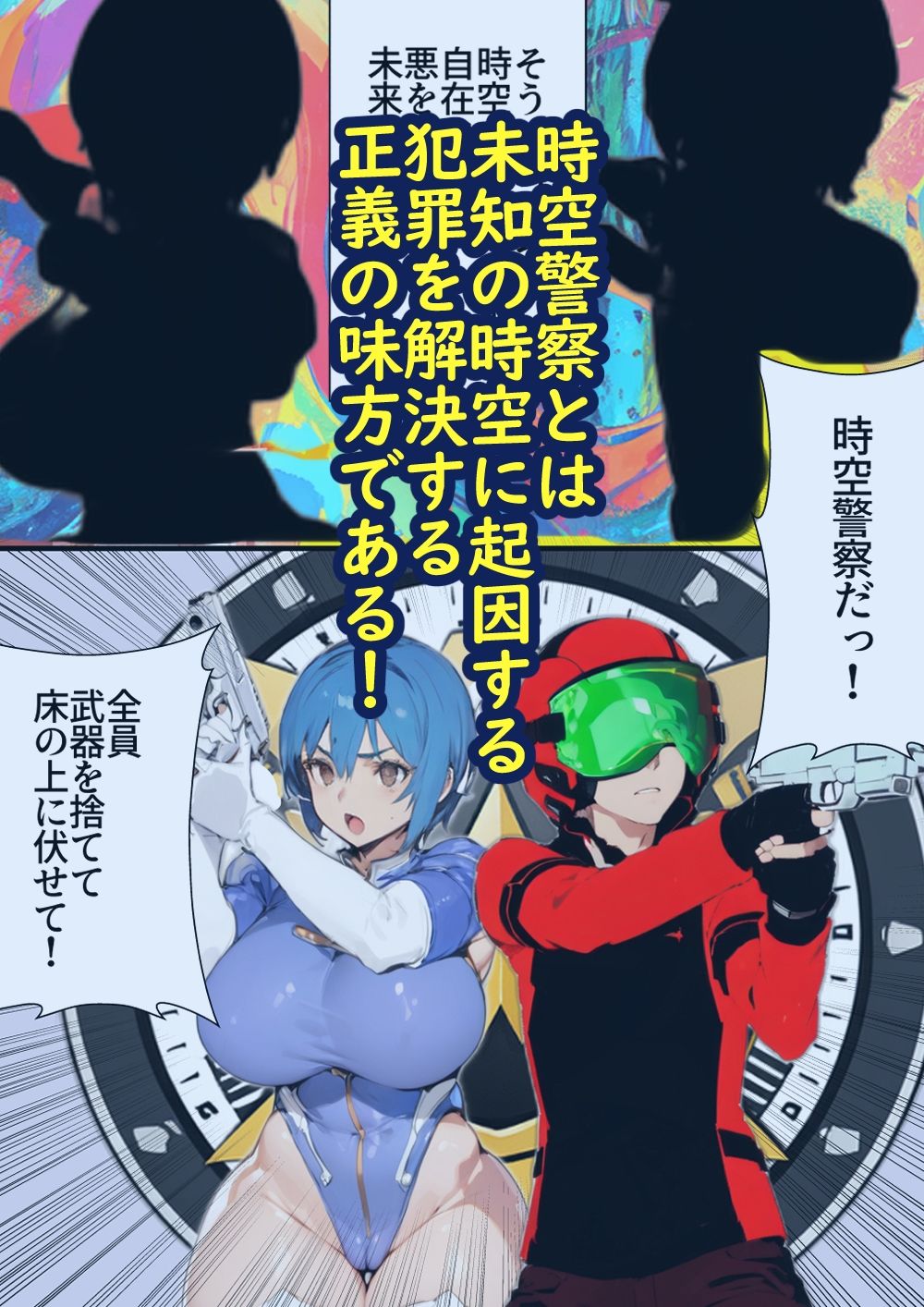 時空警察ユキ 正義の味方が悪の手先の上で腰を振るようになるまで サンプル1ページ目