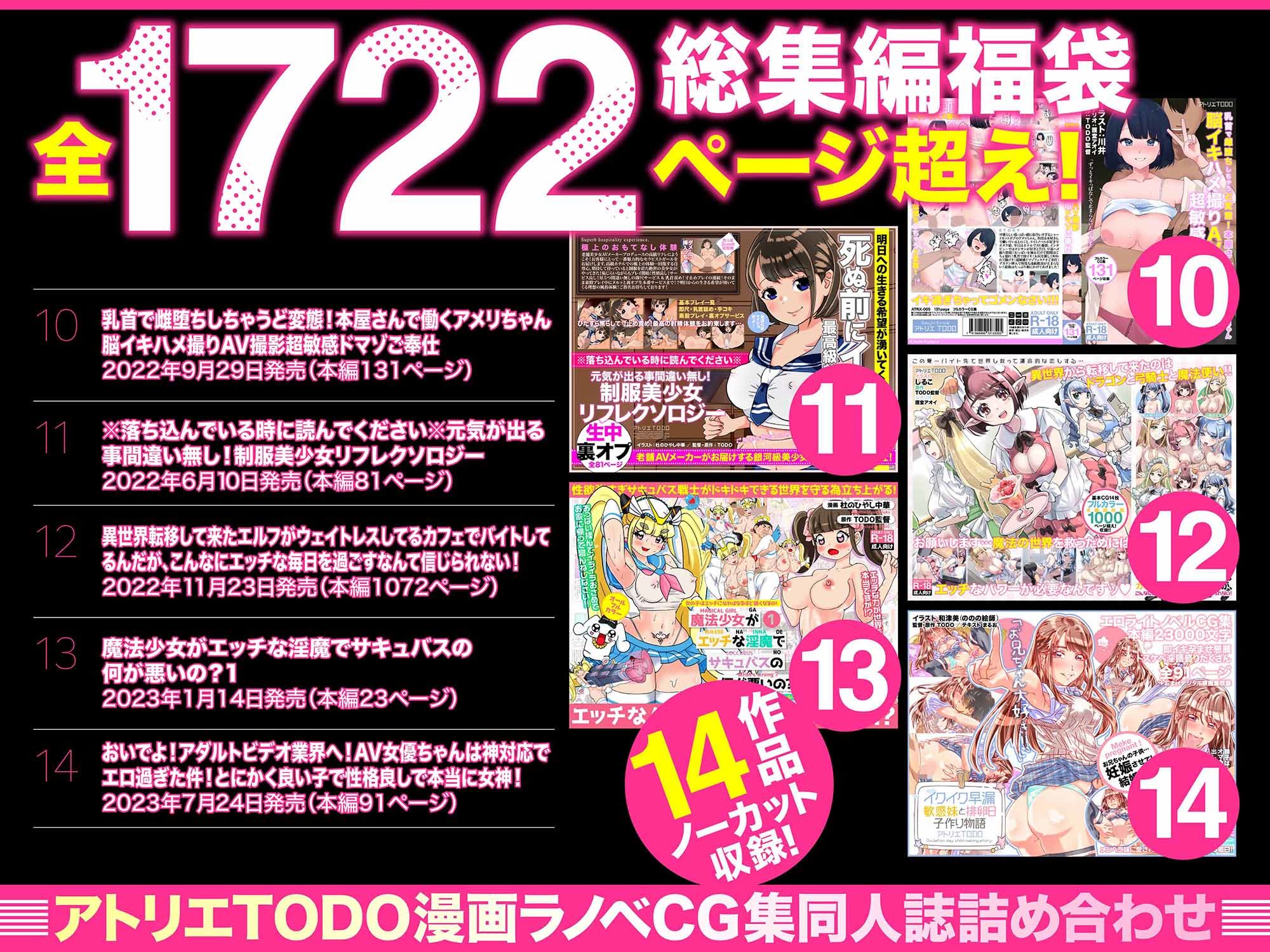 アトリエTODO漫画ラノベCG集同人誌詰め合わせ 全1722ページ超え！総集編福袋DX サンプル4ページ目