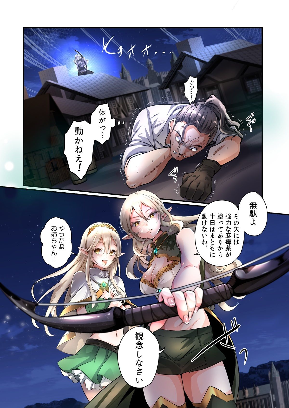 盗賊、エルフを盗む サンプル1ページ目