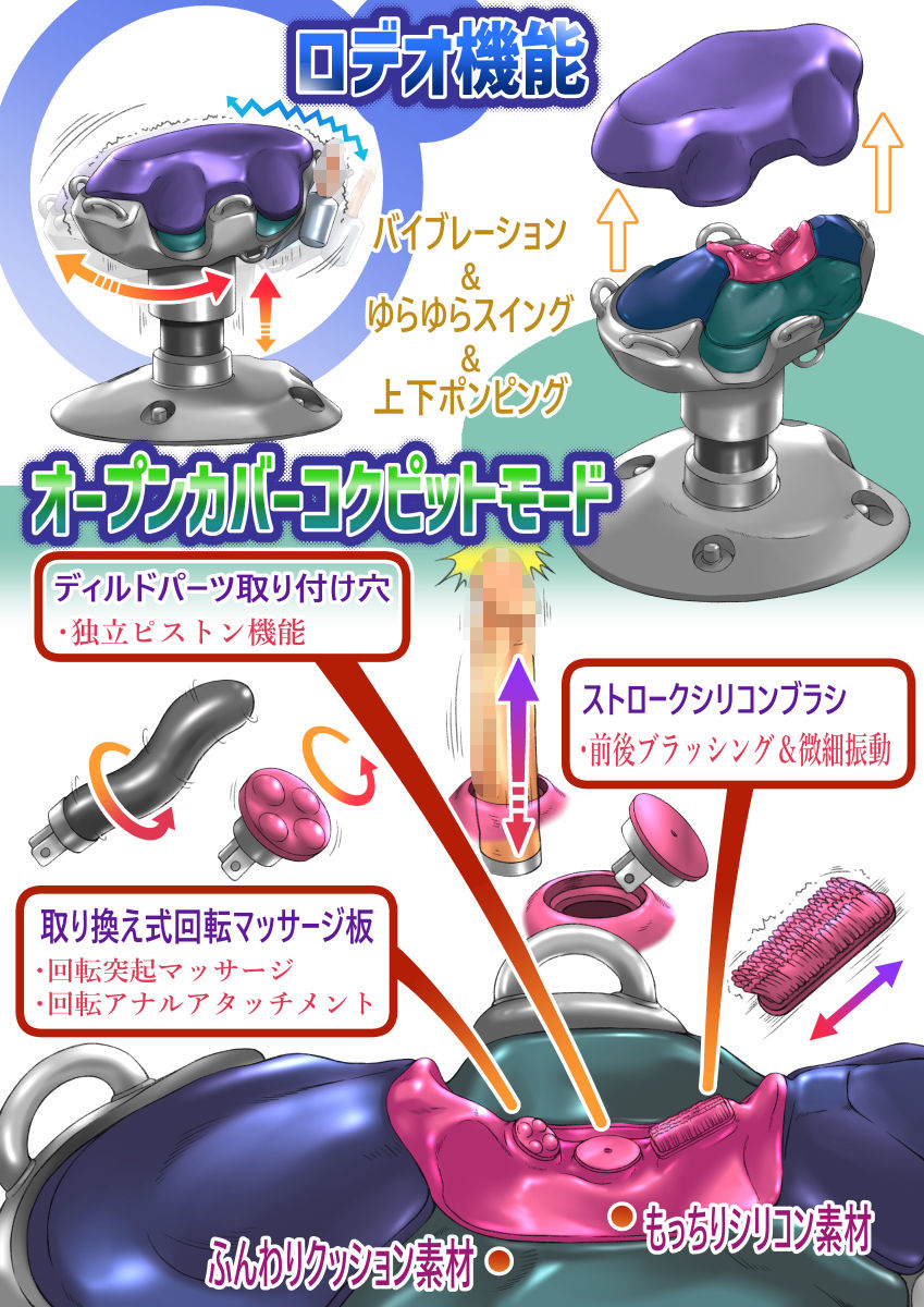 セクシーアイドルvsピストンマシーン サンプル9ページ目