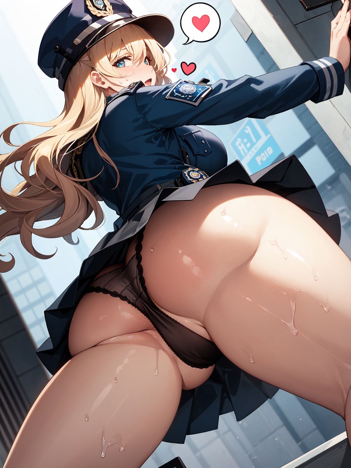爆乳ミニスカポリスに職務質問されました！ サンプル6ページ目