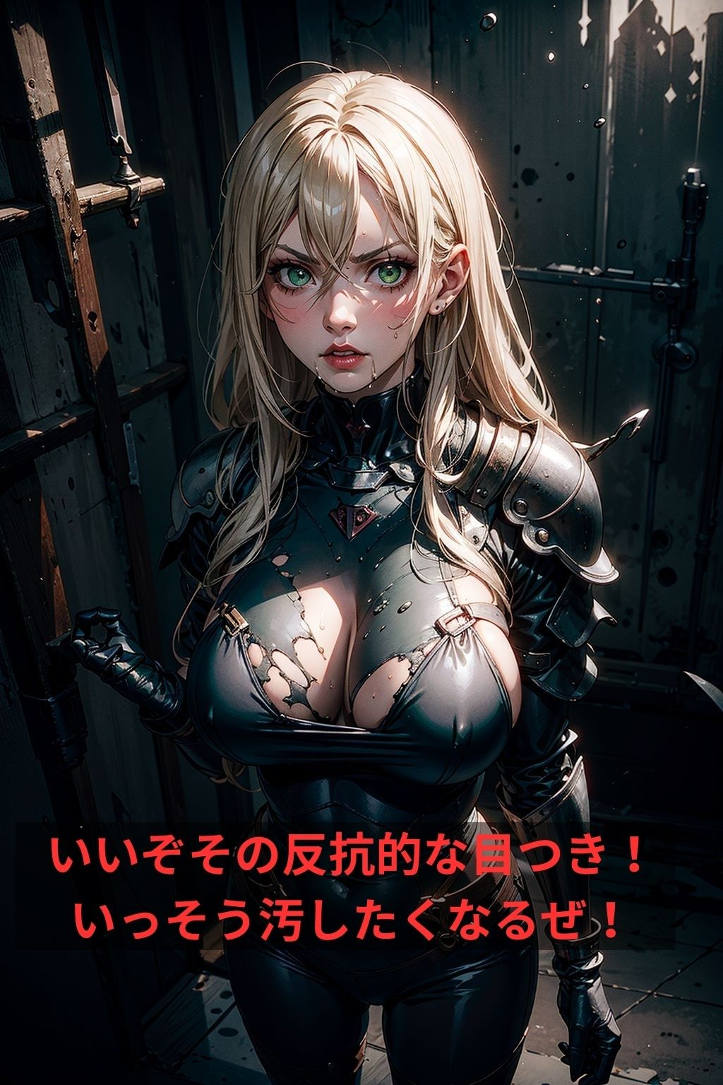 騎士、蹂躙 サンプル2ページ目