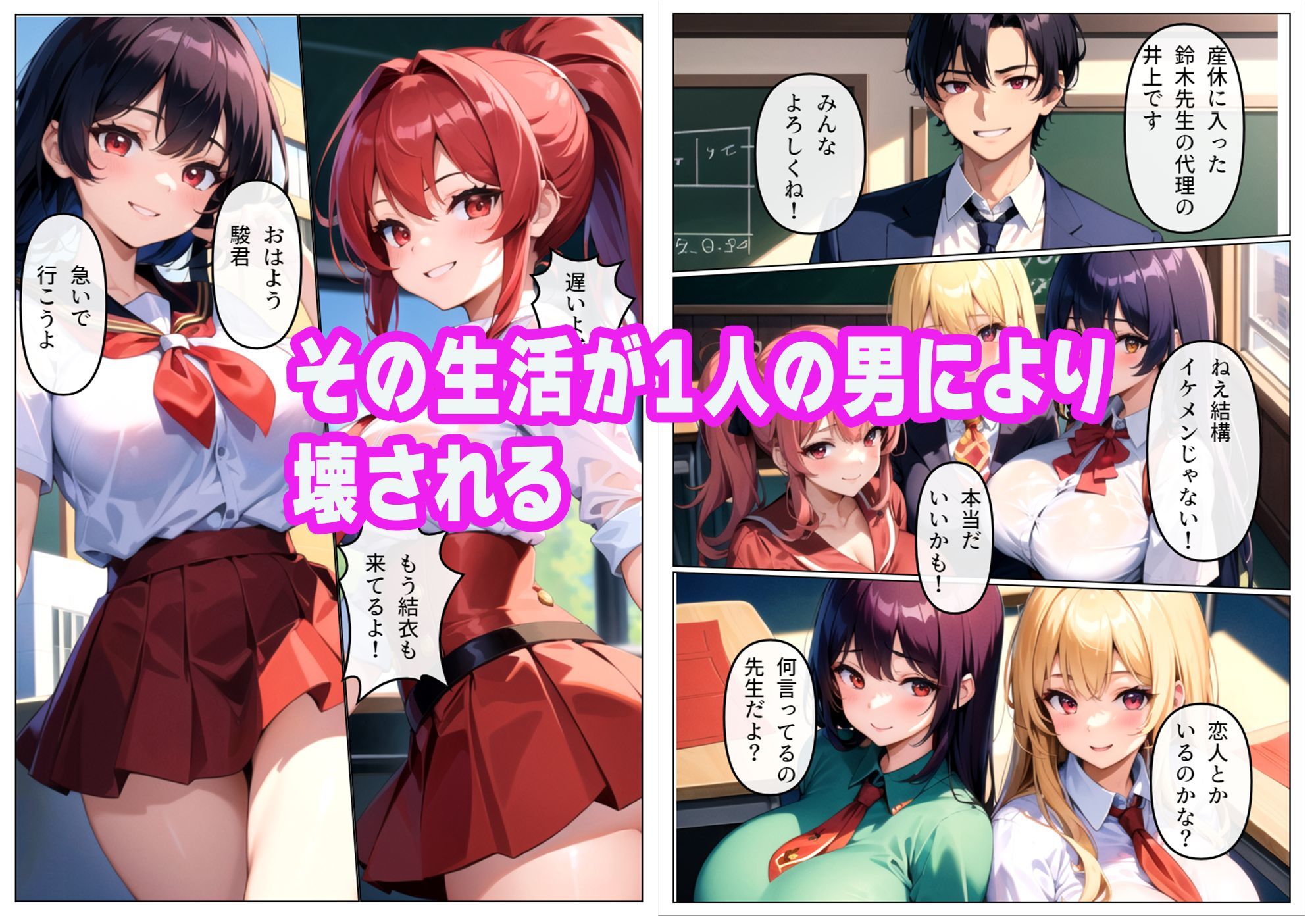 ヤリチン教師に狙われた幼馴染-序章- サンプル2ページ目