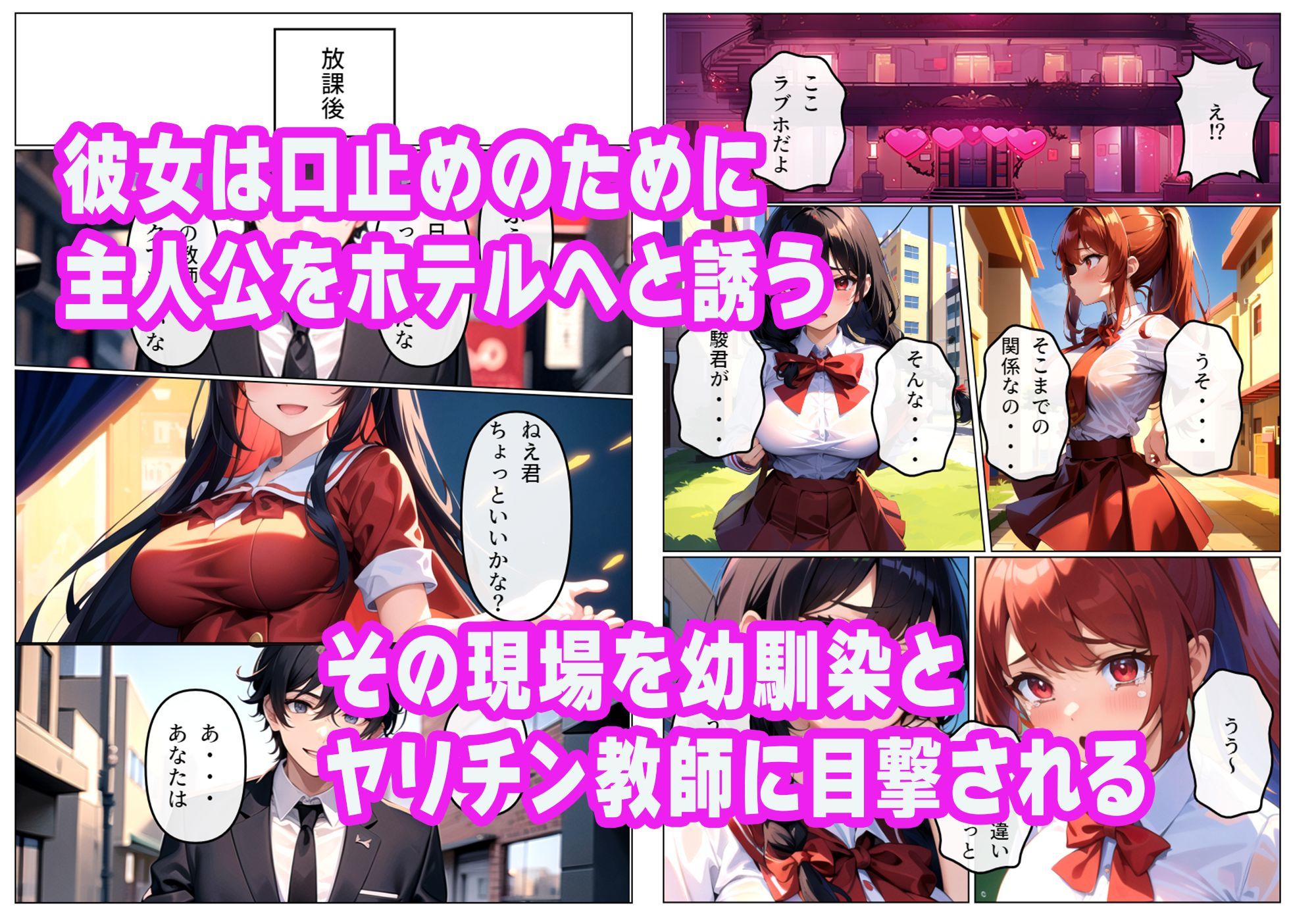 ヤリチン教師に狙われた幼馴染-序章- サンプル4ページ目