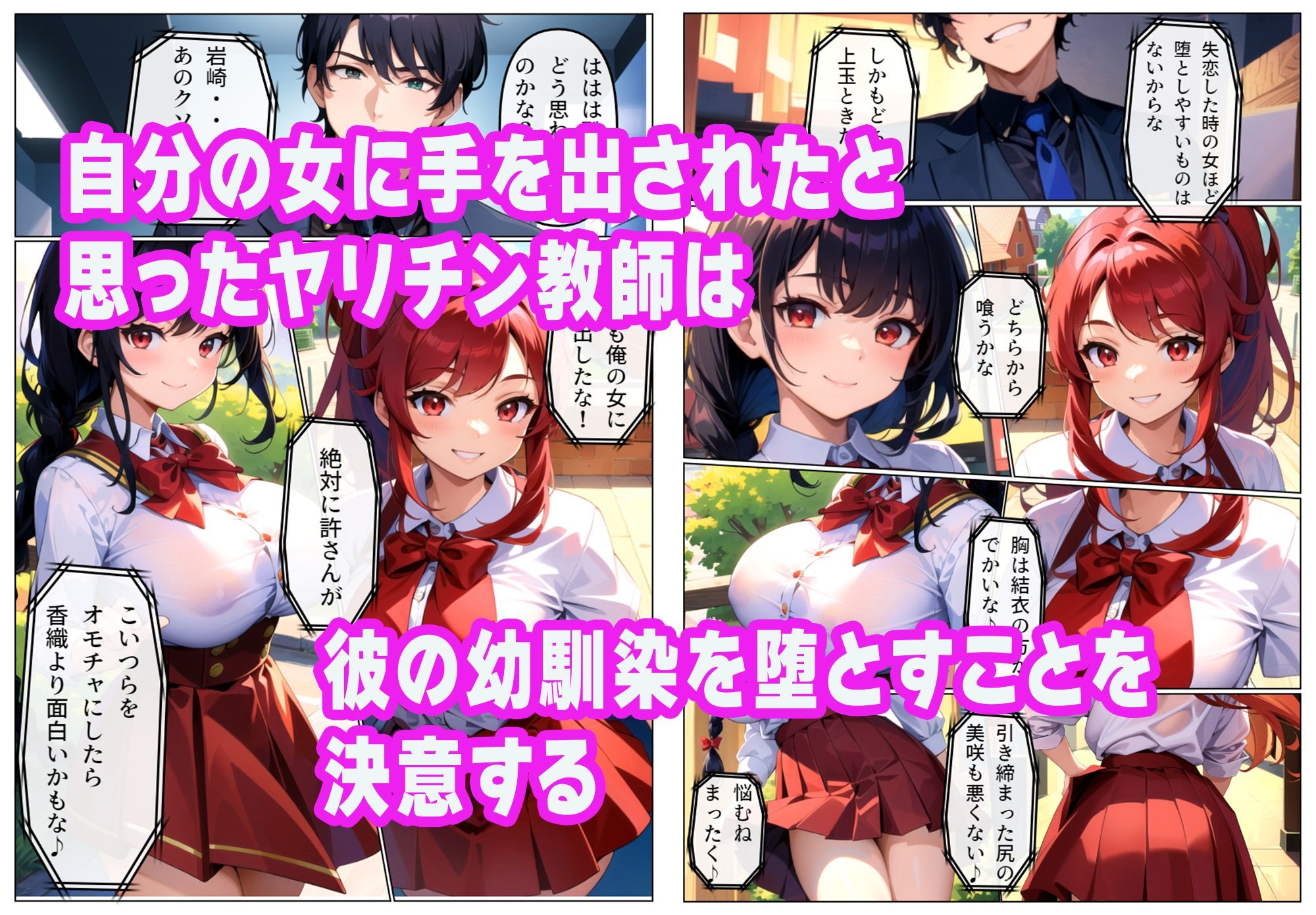 ヤリチン教師に狙われた幼馴染-序章- サンプル5ページ目