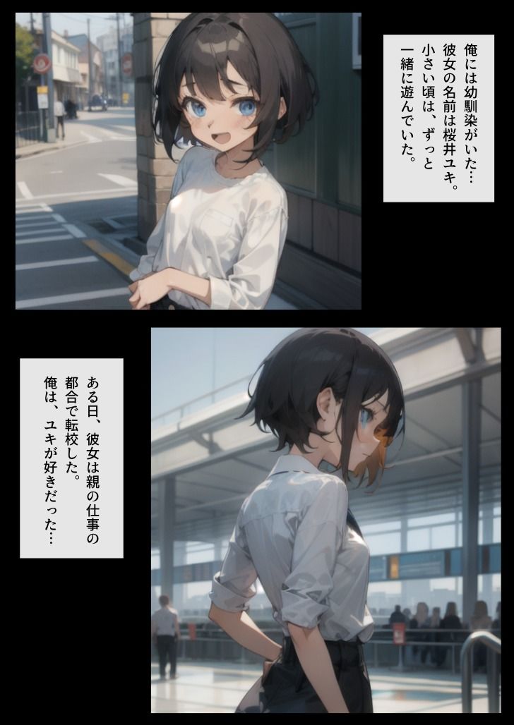 ずっと好きだった幼馴染に再会。無防備な寝姿に我慢できず、手を出しました… サンプル1ページ目
