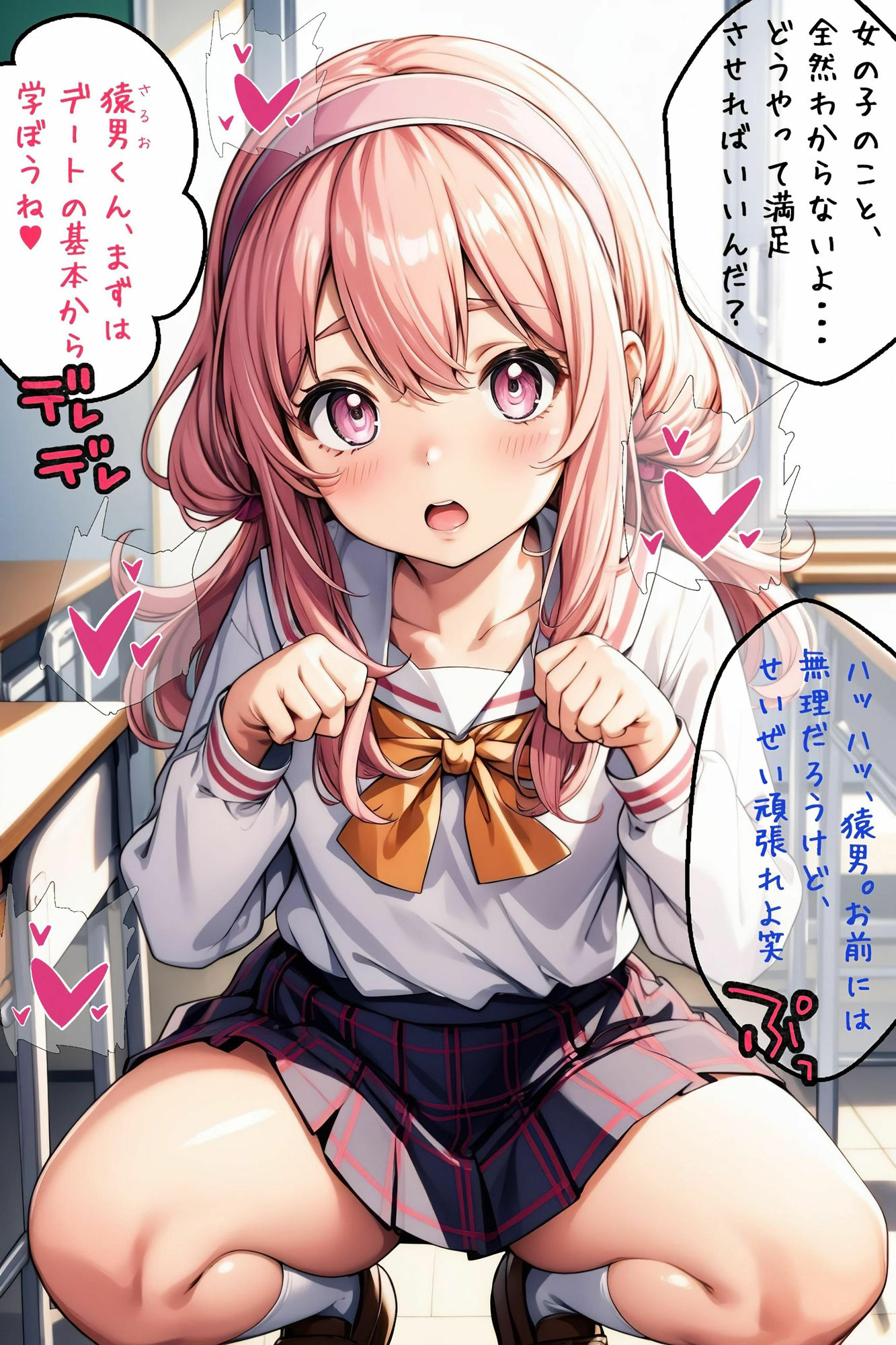 童貞だと留年確定！？猿男くんの童貞卒業物語！ サンプル8ページ目