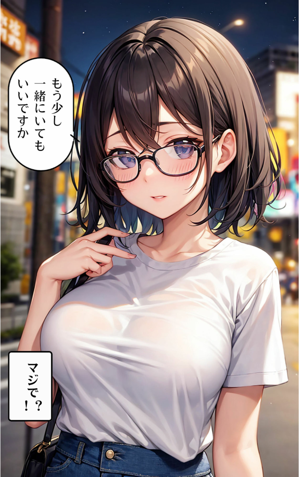 マッチングアプリで出会った陰キャ巨乳がえちえちだった件 サンプル3ページ目