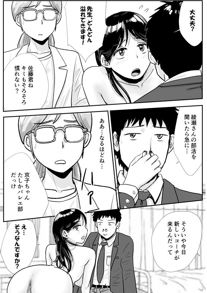 宗教上の理由で全裸の女子校生がバレエ部コーチに責められる話 サンプル4ページ目