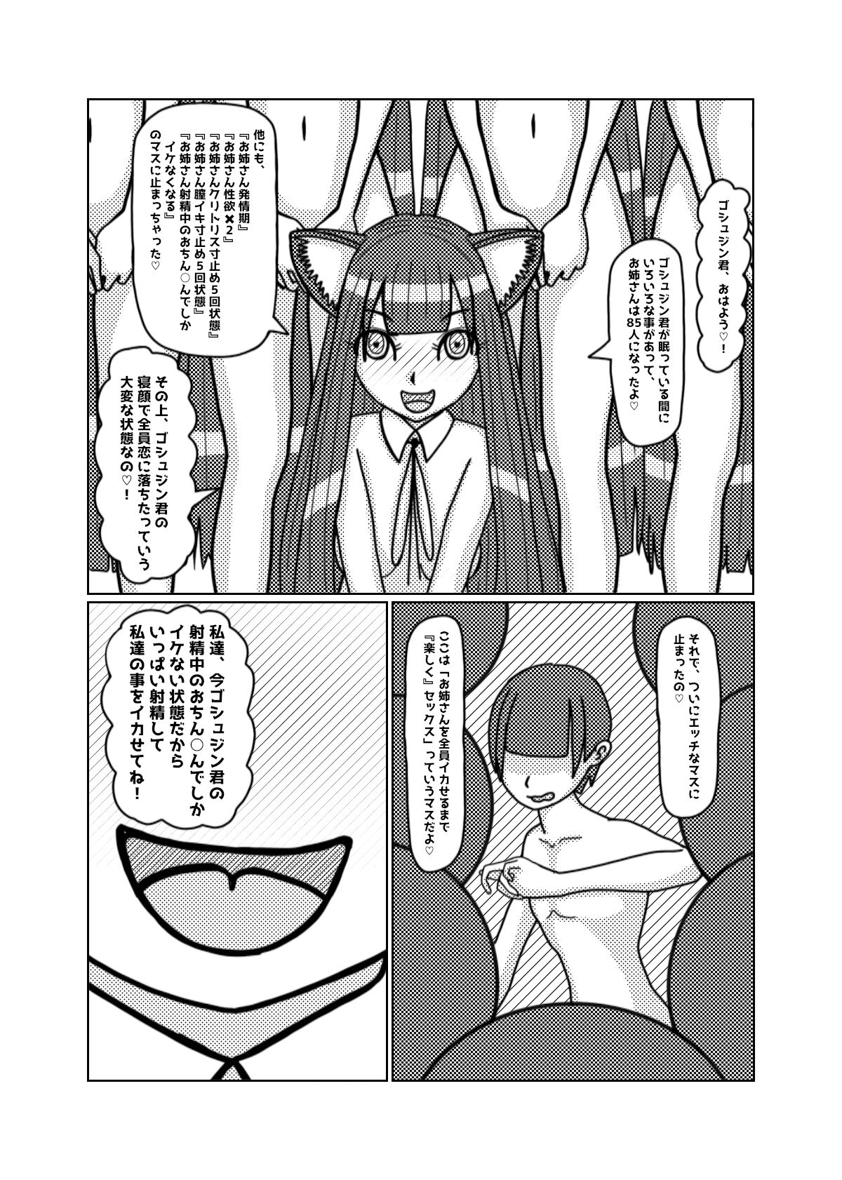 ネコミミお姉さんを集めるゲームでハーレムを作ったつもりが集団逆レ○プされてラブラブ監禁される話 サンプル7ページ目