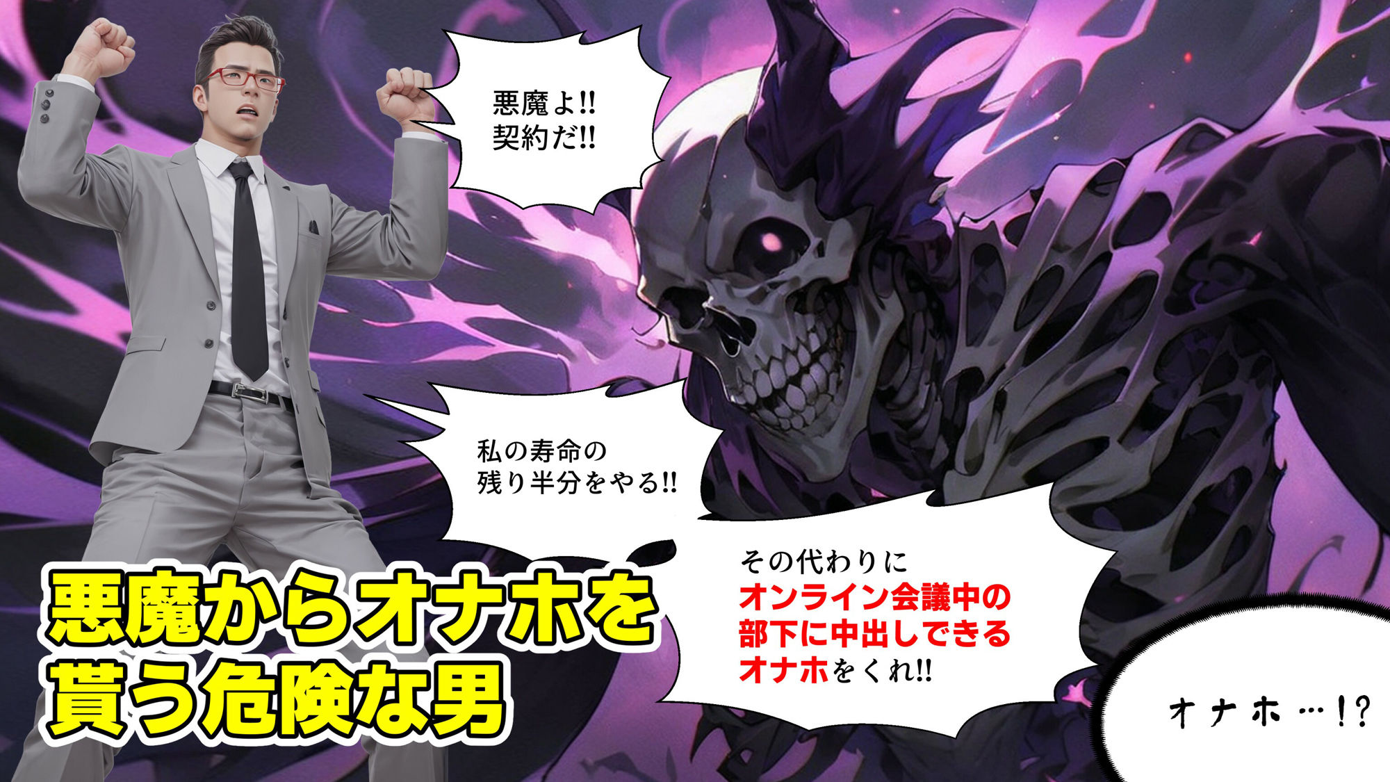 リモート孕ませおじさん【4Kマンガ＋写真集】悪魔のオナホールで遠隔中出し サンプル2ページ目