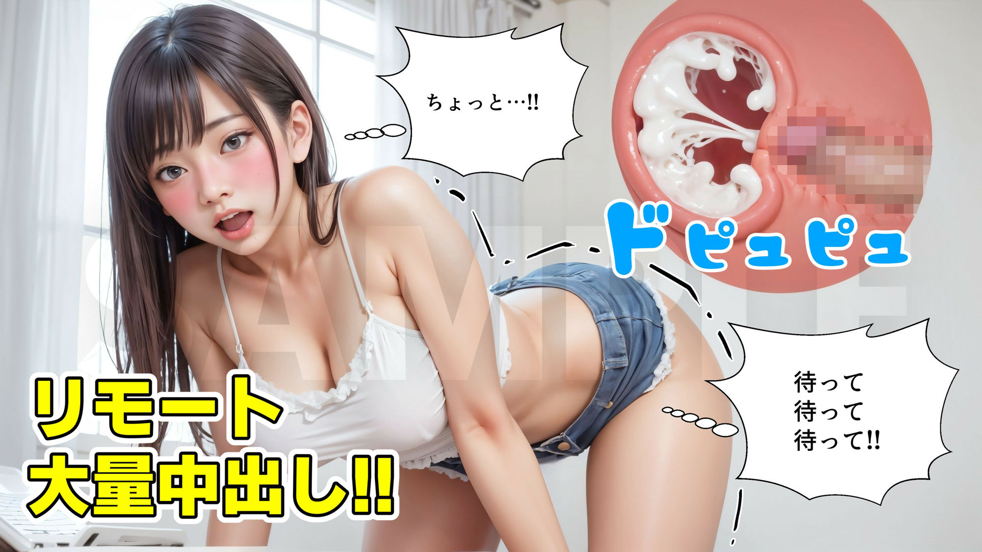 リモート孕ませおじさん【4Kマンガ＋写真集】悪魔のオナホールで遠隔中出し サンプル8ページ目
