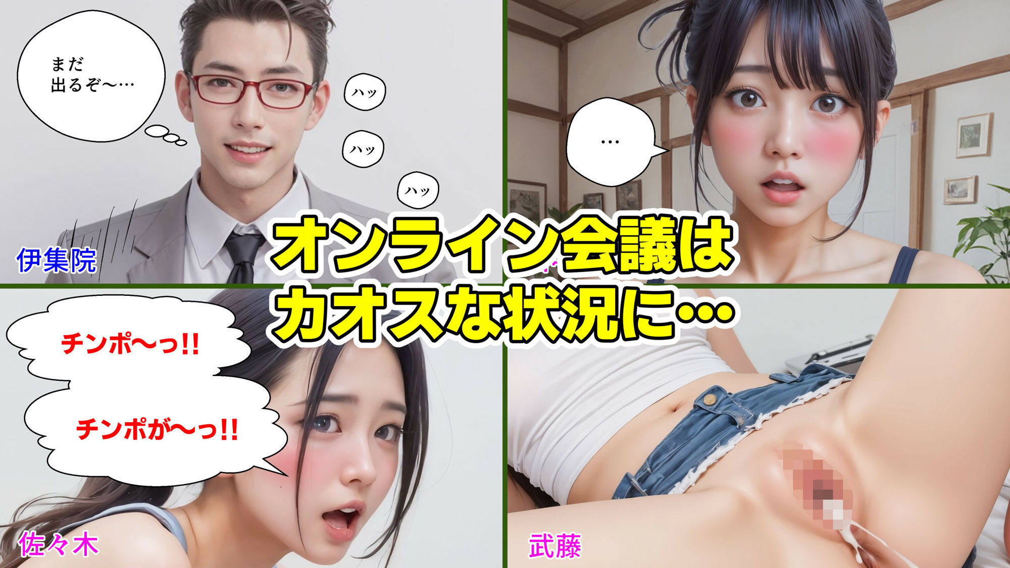 リモート孕ませおじさん【4Kマンガ＋写真集】悪魔のオナホールで遠隔中出し サンプル9ページ目
