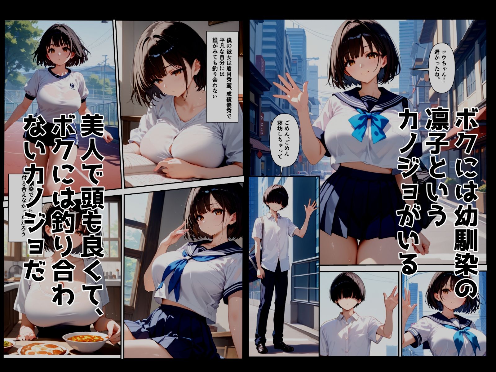 ボクを守るために不良の性奴●になっても絶対に堕ちないカノジョ サンプル1ページ目