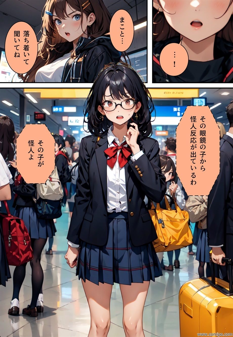 真・正義戦士ジャスティス・ボーイ 完全版 第5巻 「改造怪人・メガネ娘とCA制服」 サンプル10ページ目