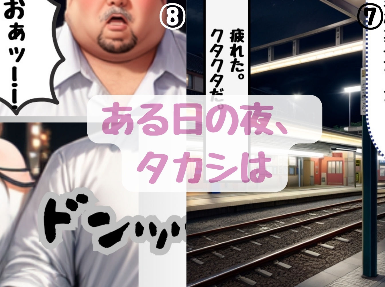 漫画の悪役に転生したオジサンが最強美女ヒロインに〇〇しちゃう話 サンプル3ページ目