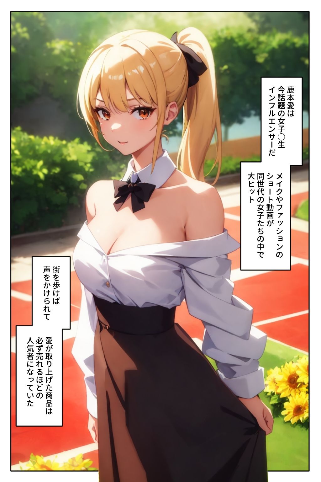 罠にハマったインフルエンサー サンプル1ページ目