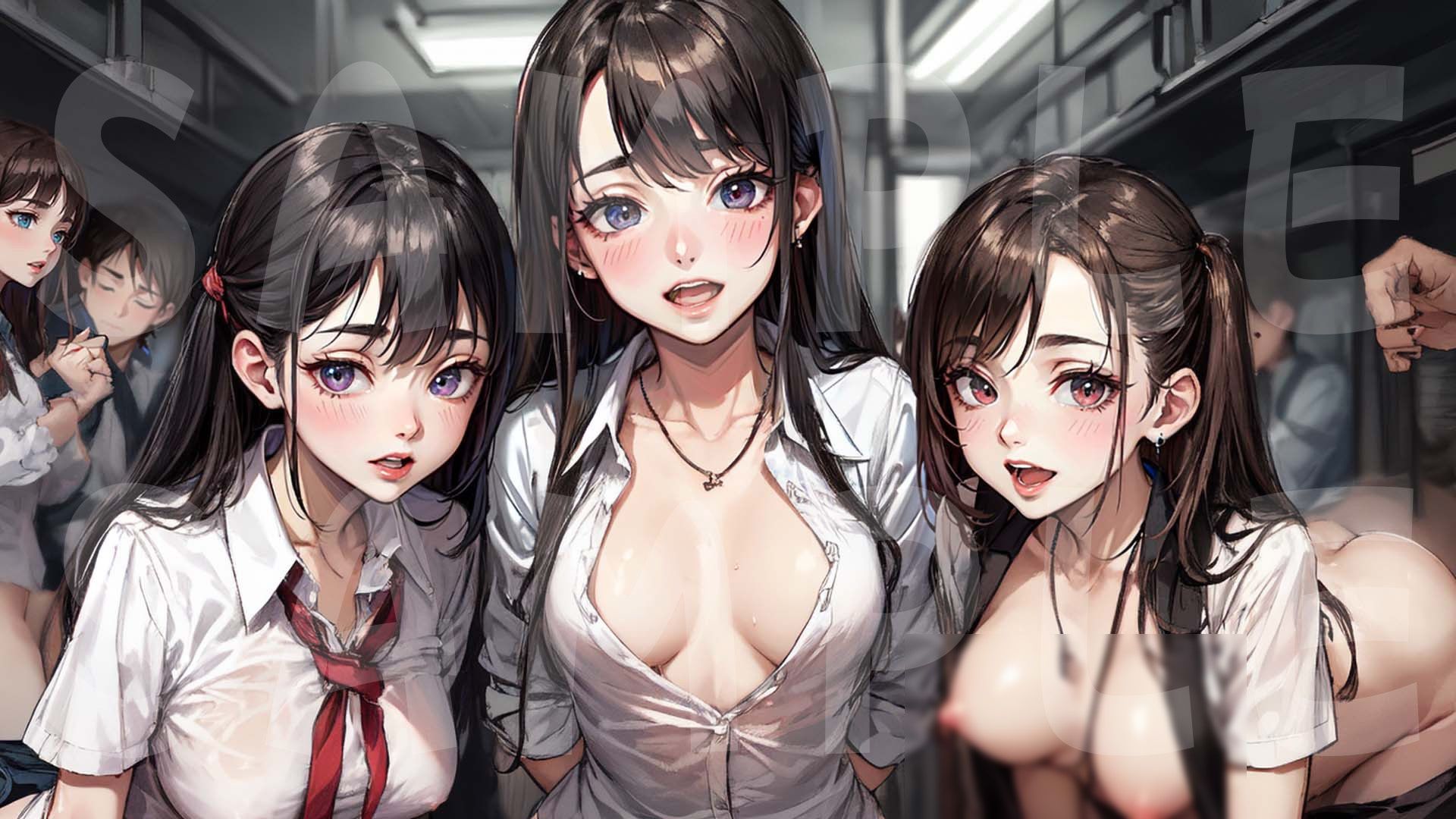秘密の制服電車 「あのぉ 次は 私も、いいですか？」vol.6 サンプル2ページ目