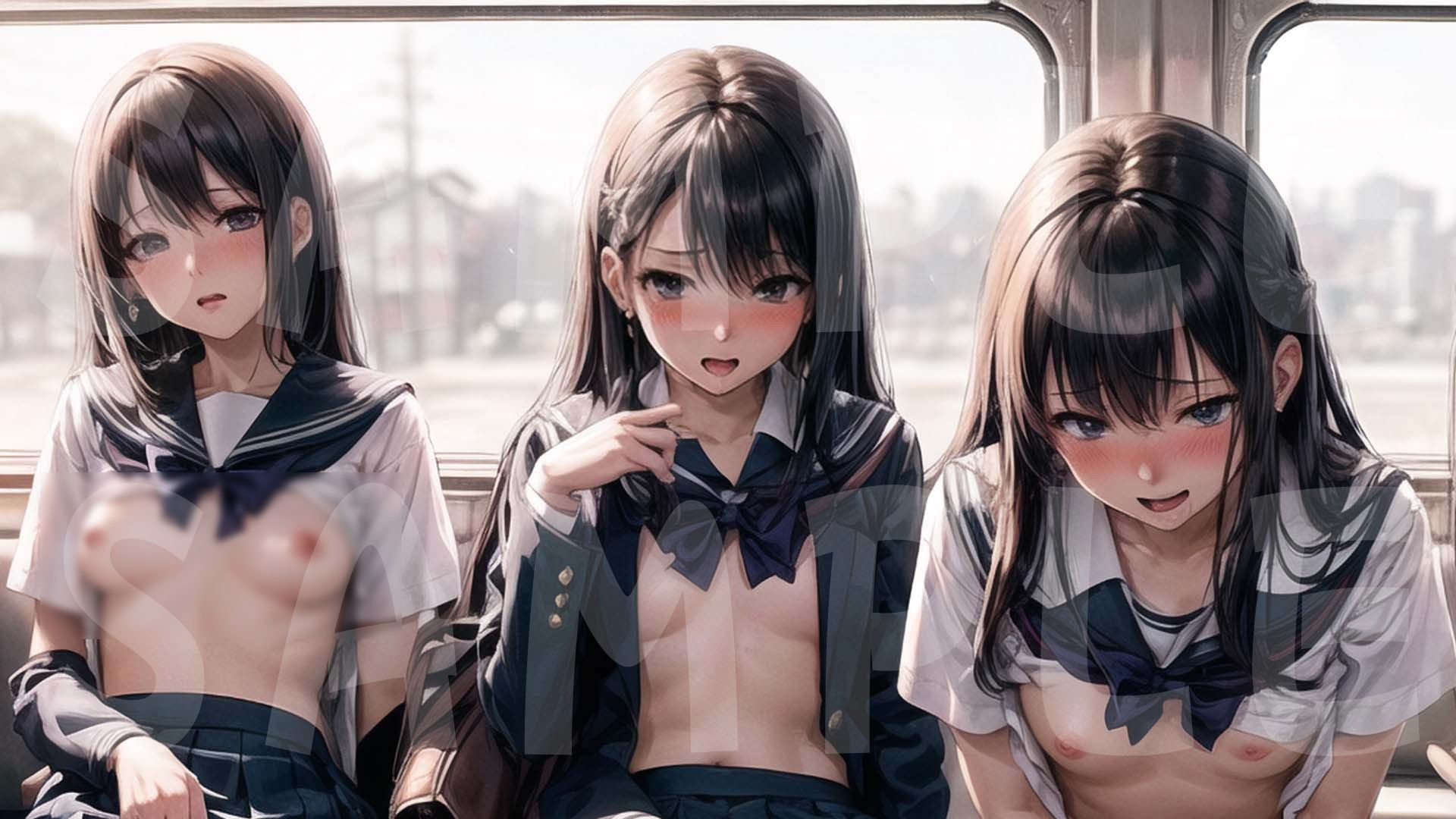 秘密の制服電車 「あのぉ 次は 私も、いいですか？」vol.6 サンプル7ページ目