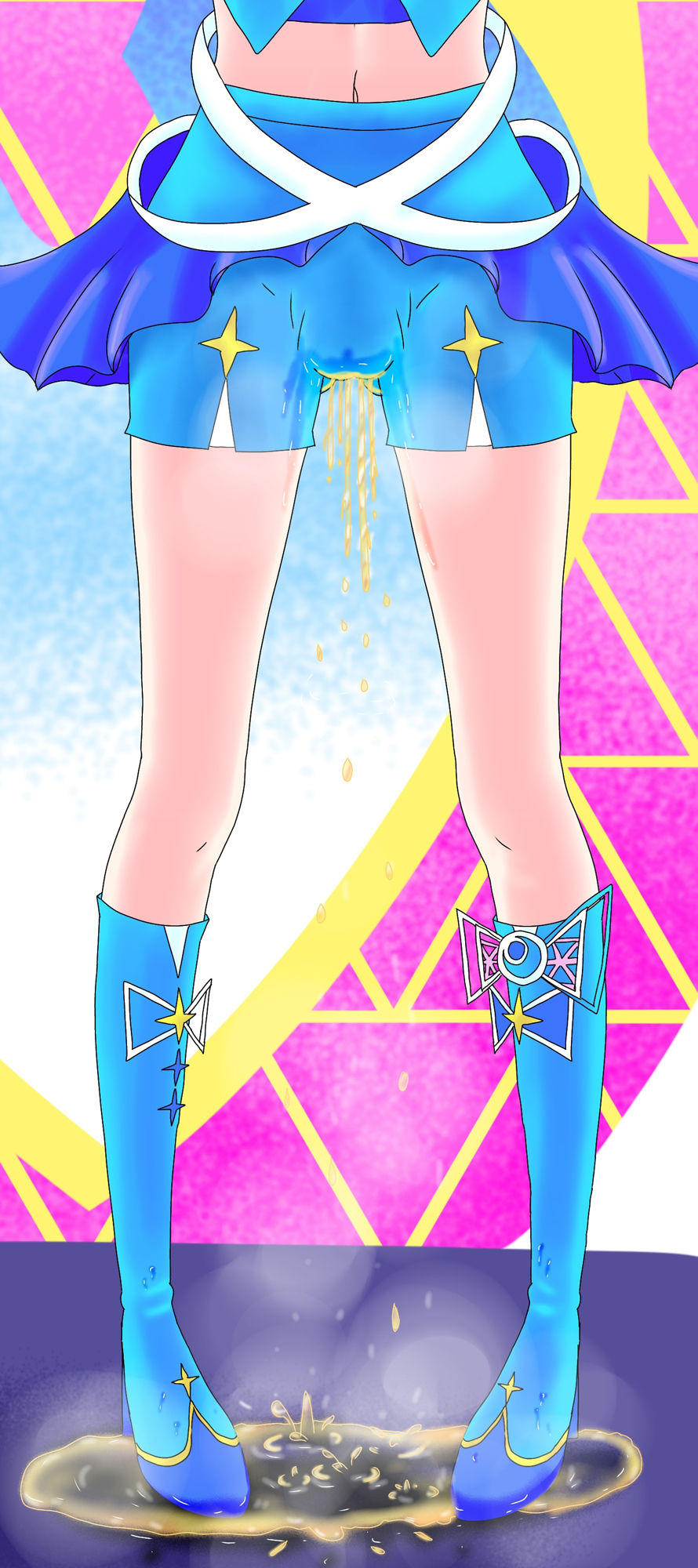 ひみつのおもらし サンプル8ページ目