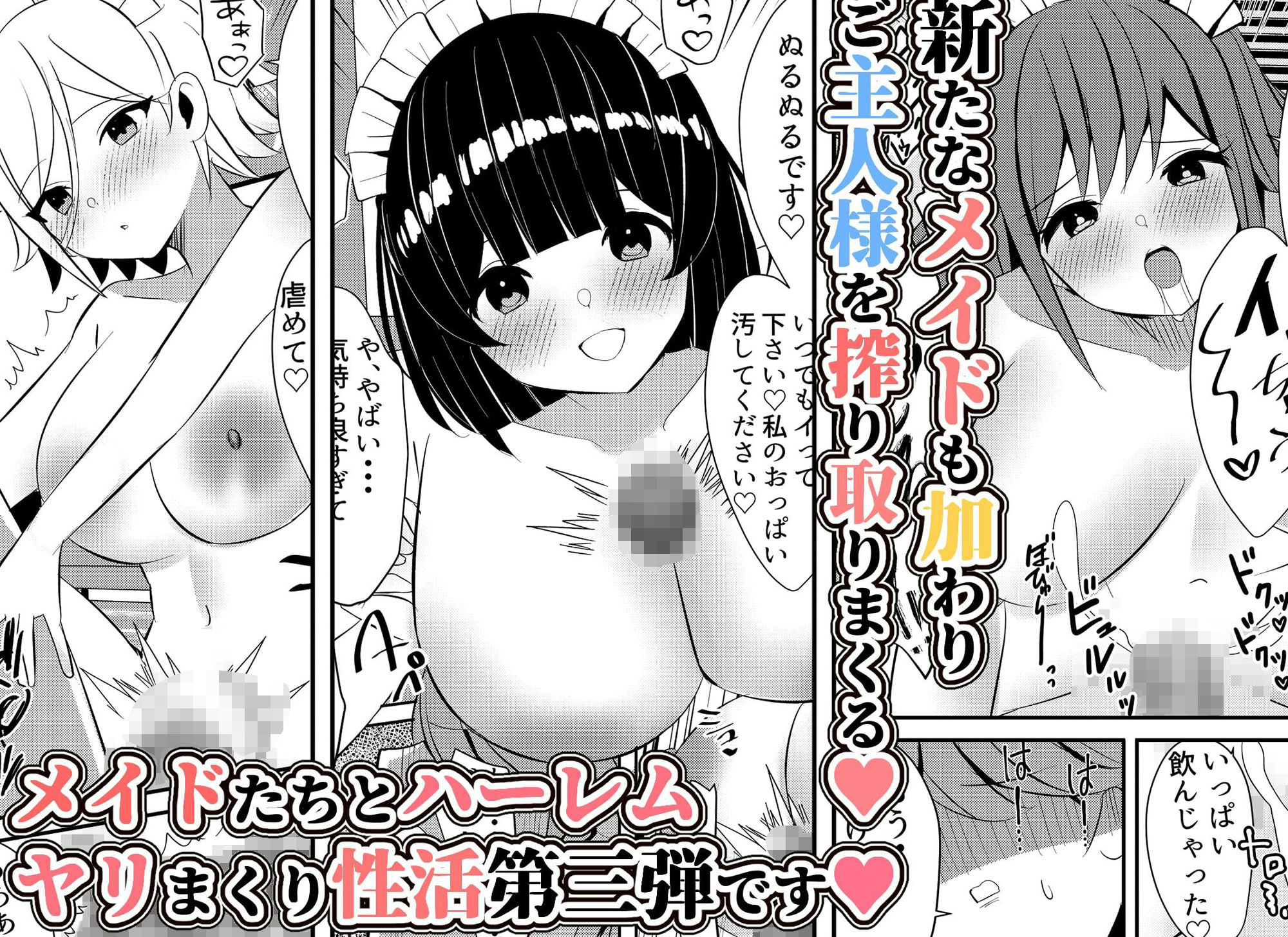 メイドちゃんと一緒。ご主人様とご奉仕メイドのヤリまくり性活3 サンプル6ページ目