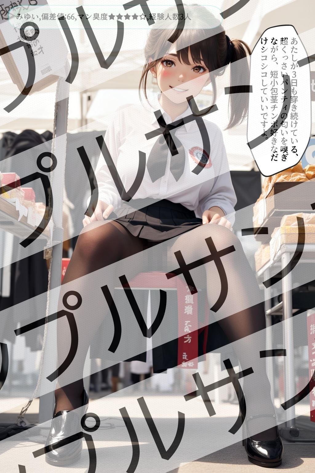 優等生の制服パンストJKのパンチラ vol.1 サンプル2ページ目