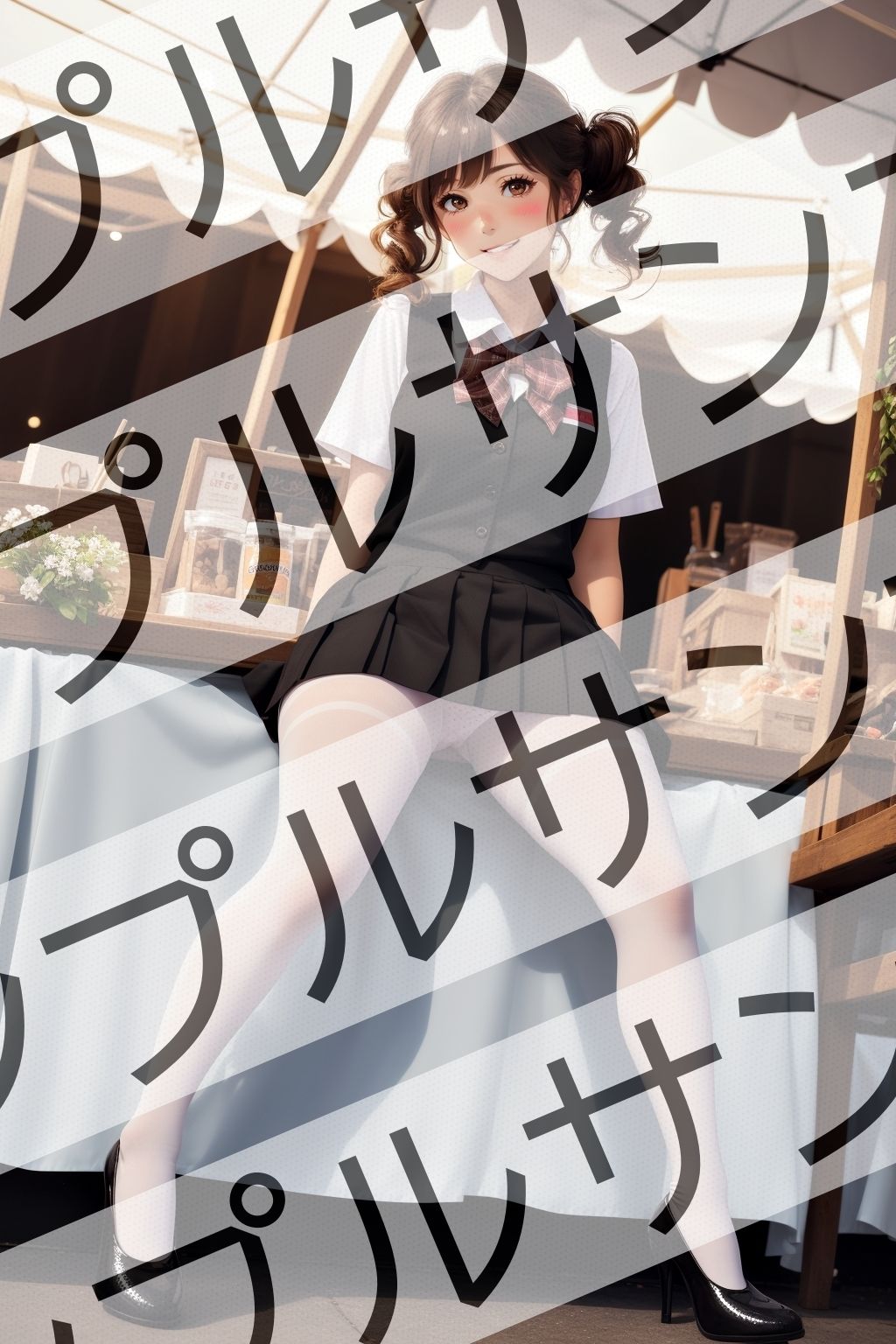 優等生の制服パンストJKのパンチラ vol.1 サンプル6ページ目