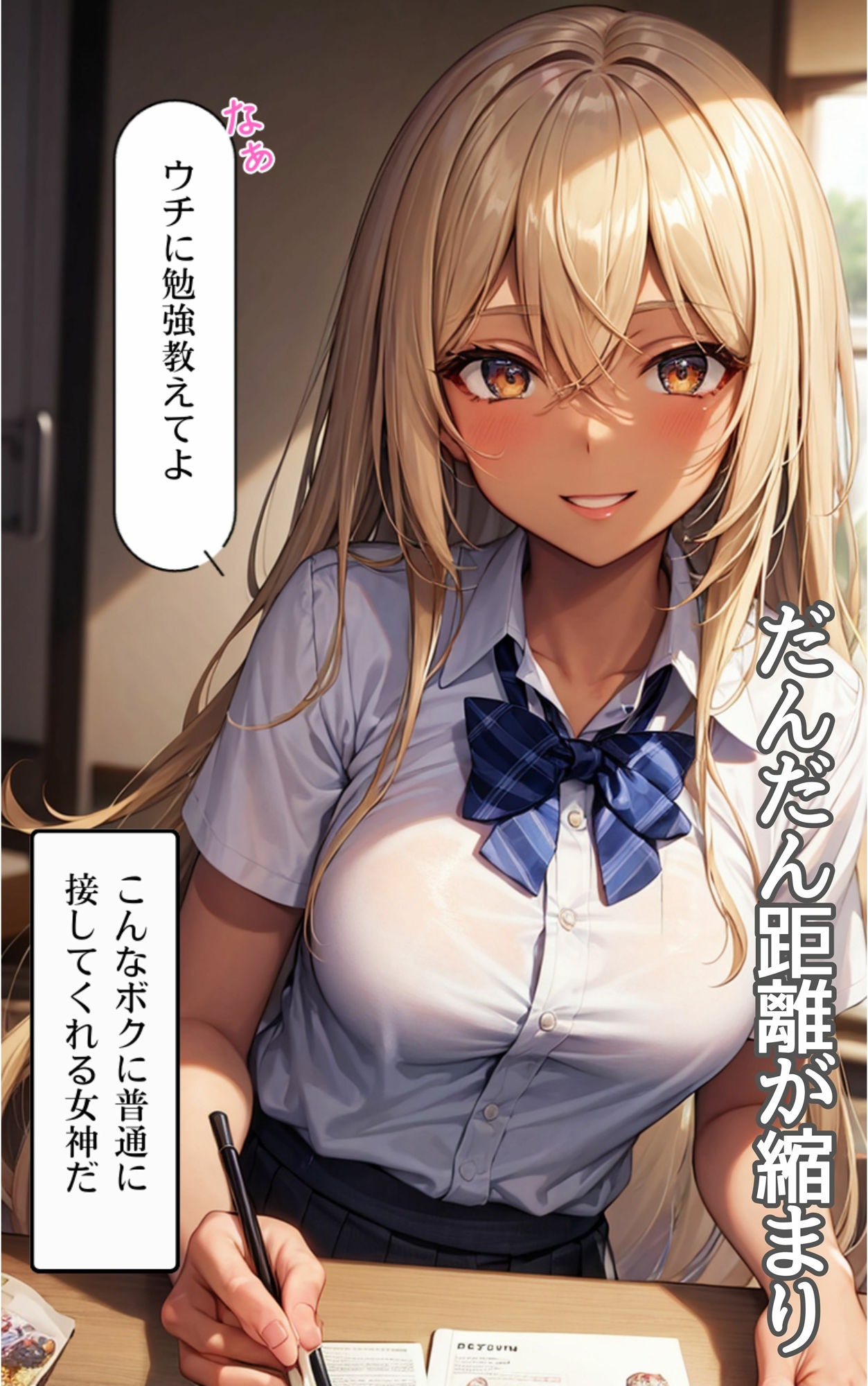黒ギャルがオタクに優しいはマジだった サンプル2ページ目