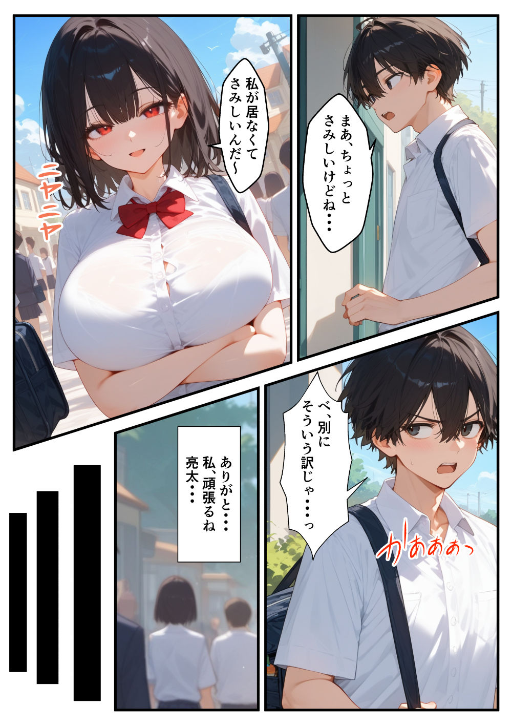 陸上女子の彼女が寝取られる話 サンプル6ページ目