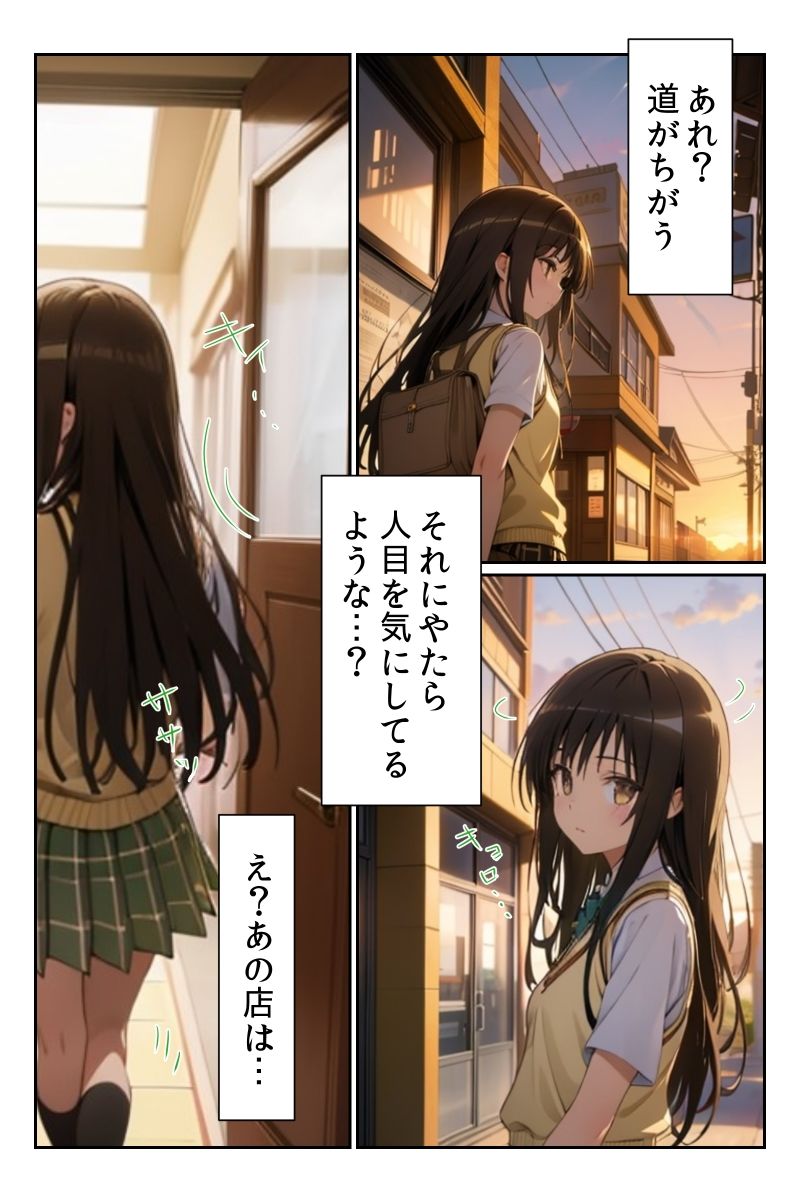 風紀委員 古手川唯のヒミツ★ 彼女が放課後むかった先は…！ サンプル3ページ目