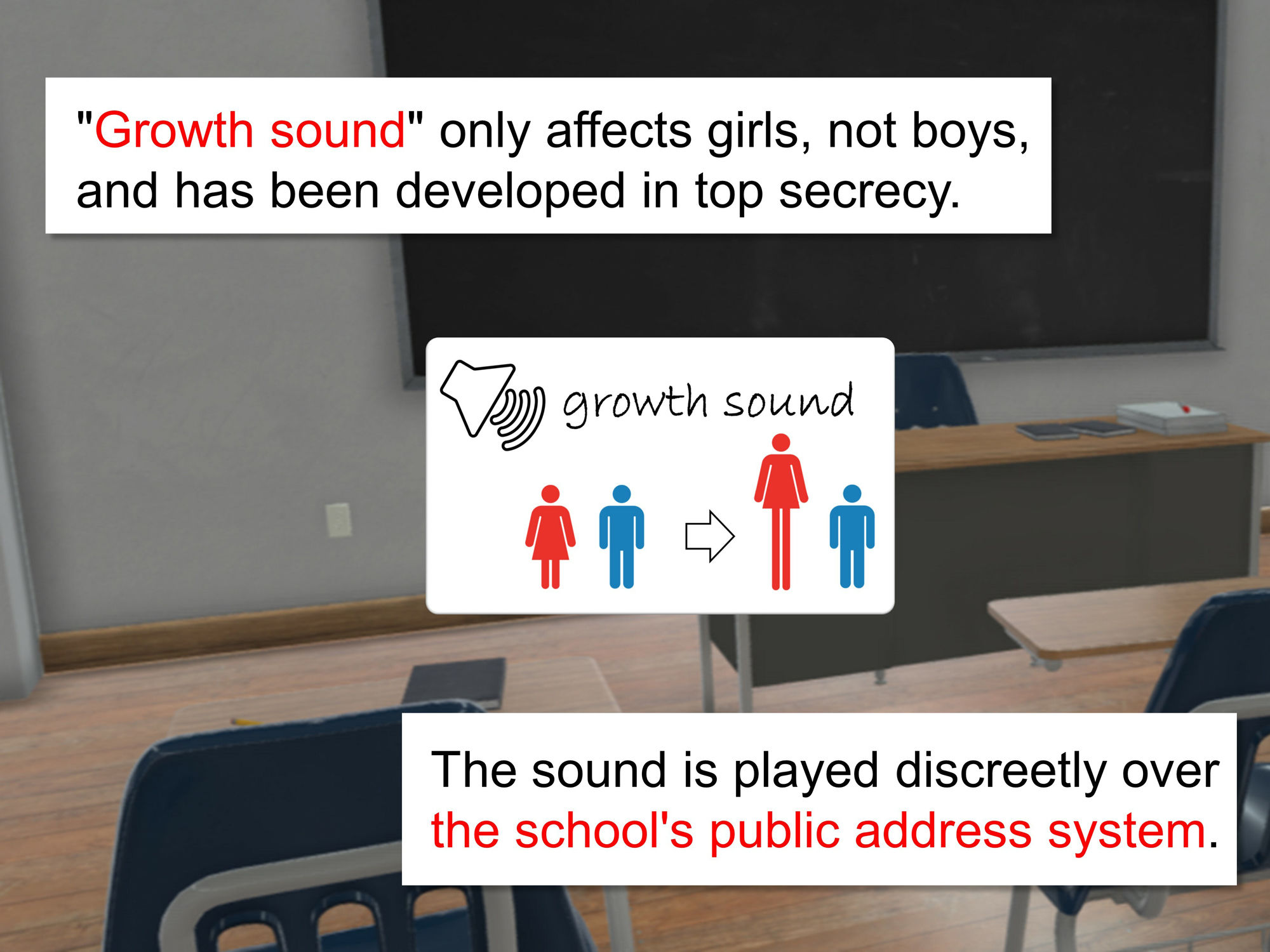 Outgrowing only girls， Overtake boys， Growth sound. Classmate Arc サンプル4ページ目