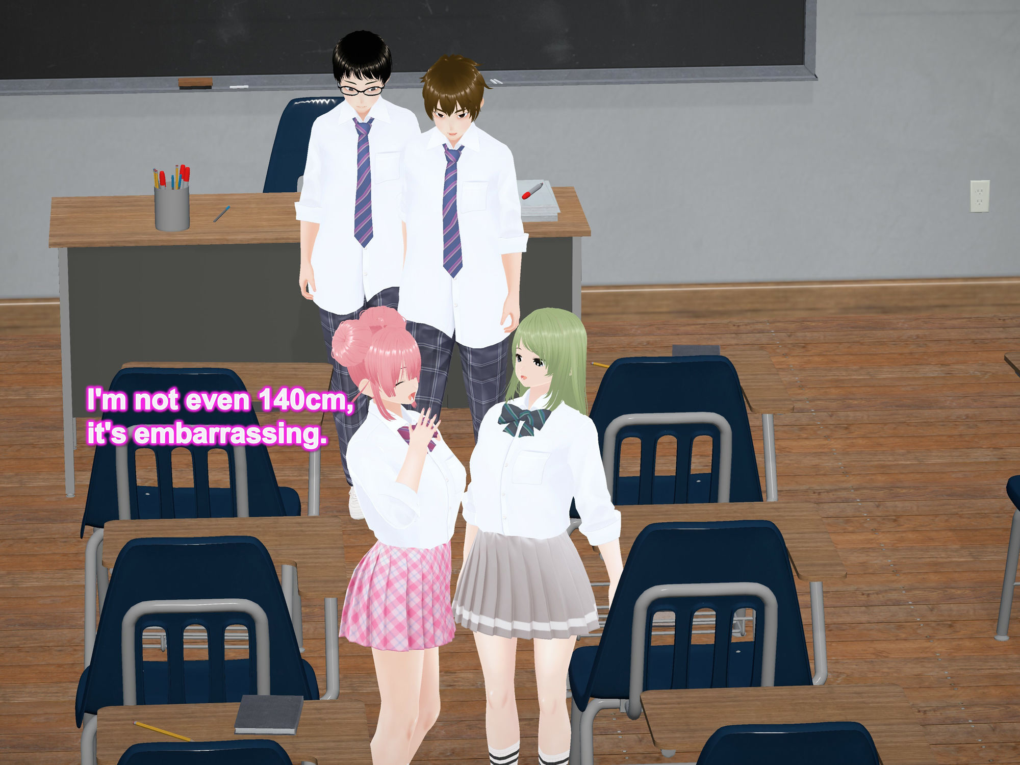 Outgrowing only girls， Overtake boys， Growth sound. Classmate Arc サンプル7ページ目