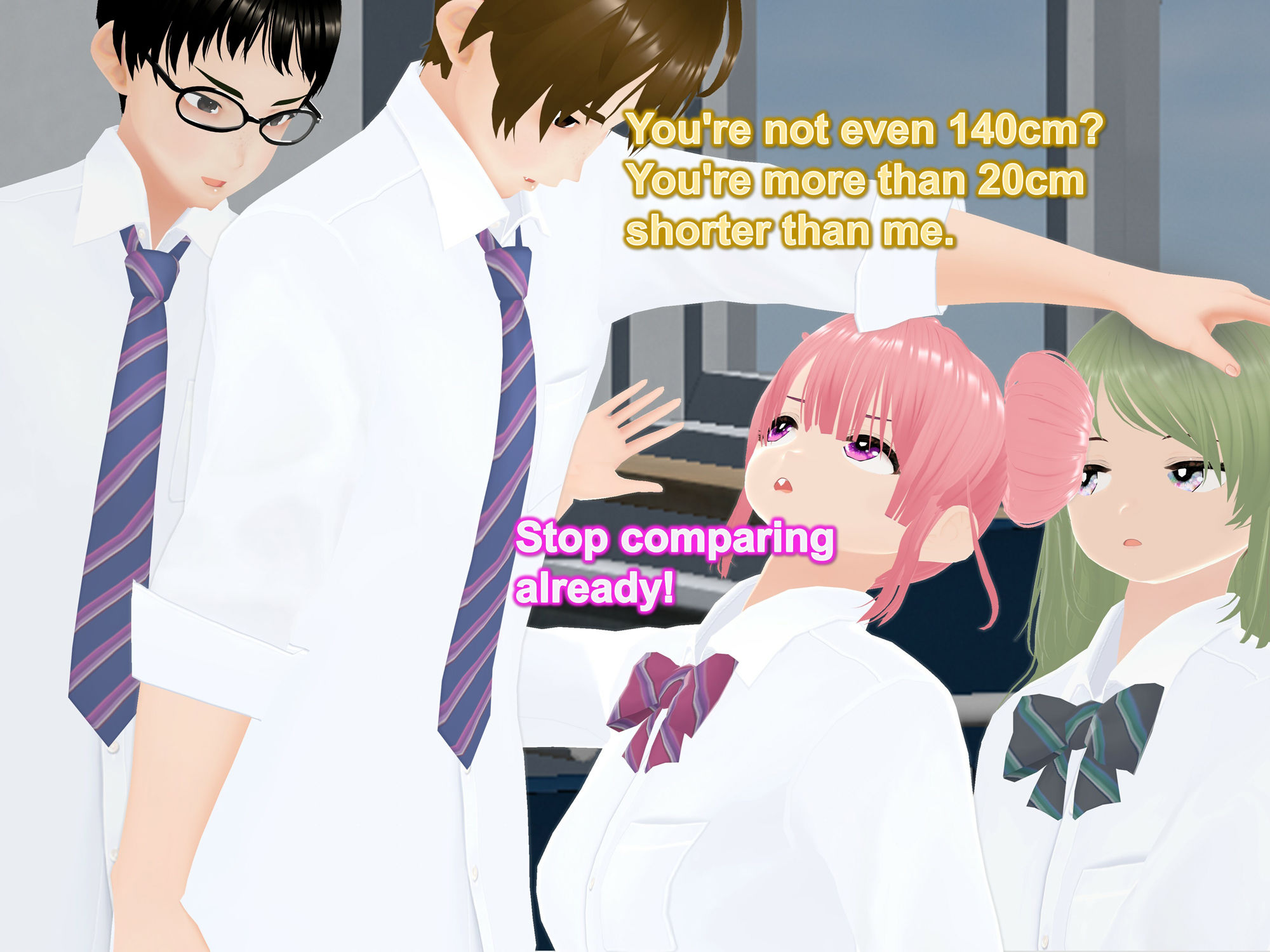 Outgrowing only girls， Overtake boys， Growth sound. Classmate Arc サンプル8ページ目