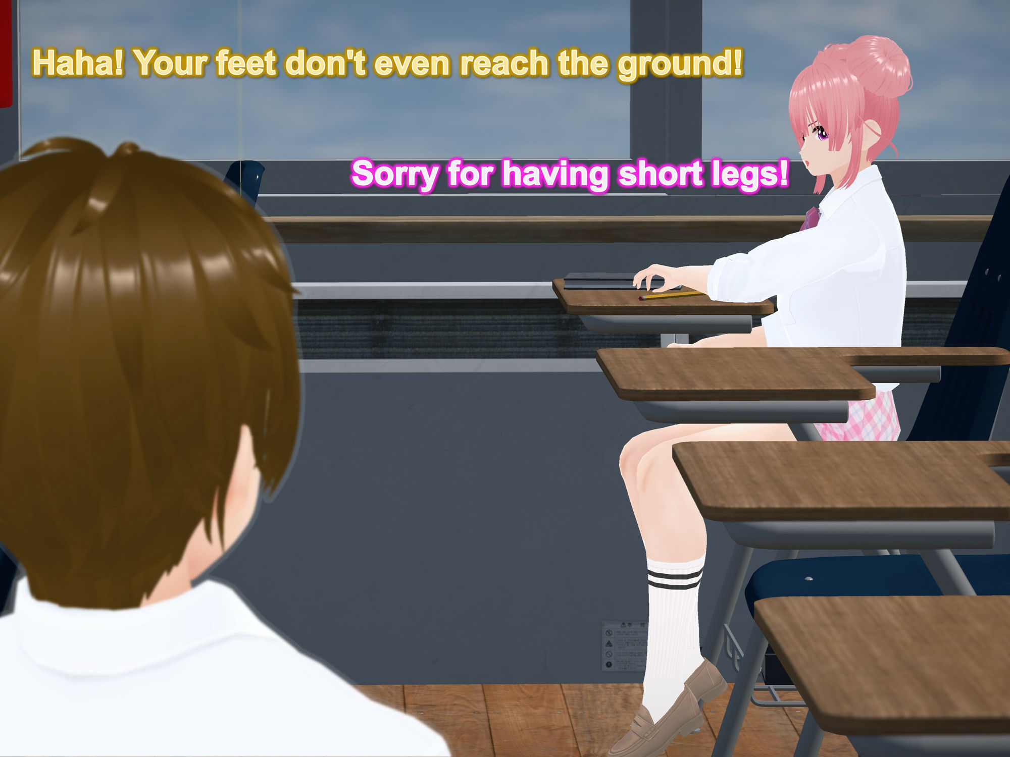 Outgrowing only girls， Overtake boys， Growth sound. Classmate Arc サンプル9ページ目