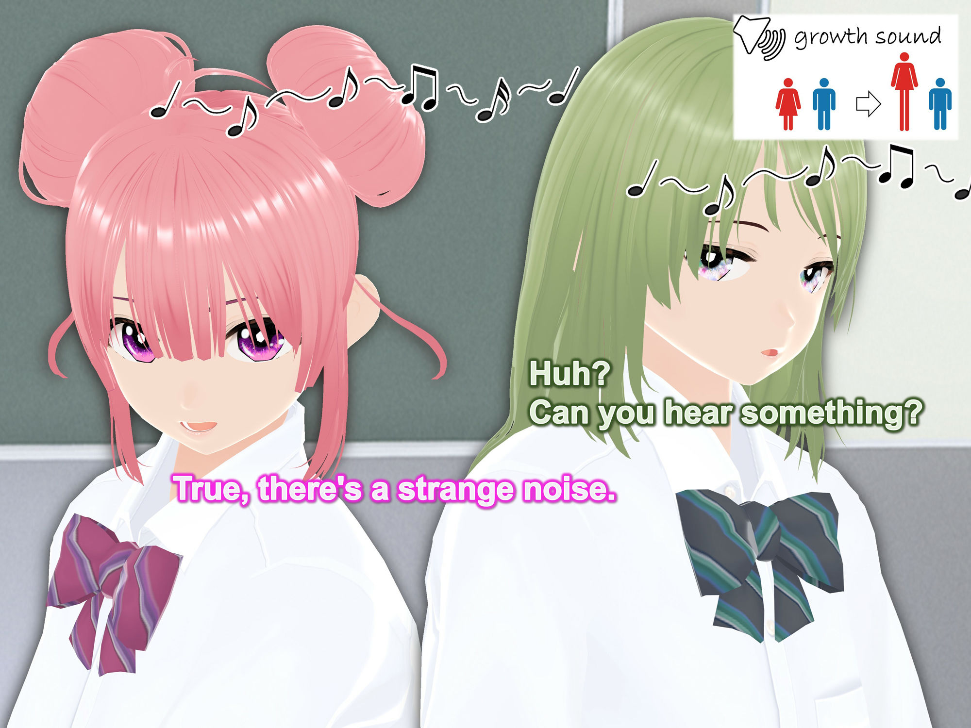 Outgrowing only girls， Overtake boys， Growth sound. Classmate Arc サンプル10ページ目