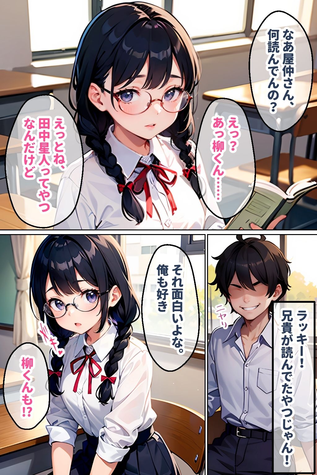 地味なオタク娘を俺好みに調教してみた サンプル1ページ目