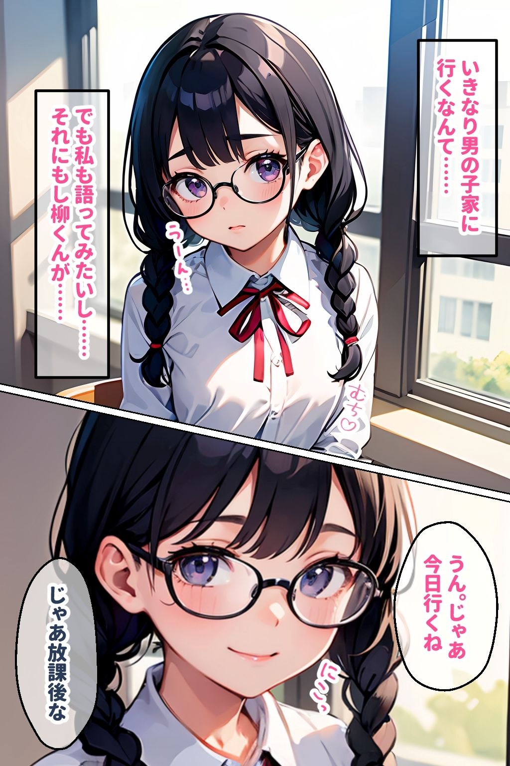 地味なオタク娘を俺好みに調教してみた サンプル3ページ目