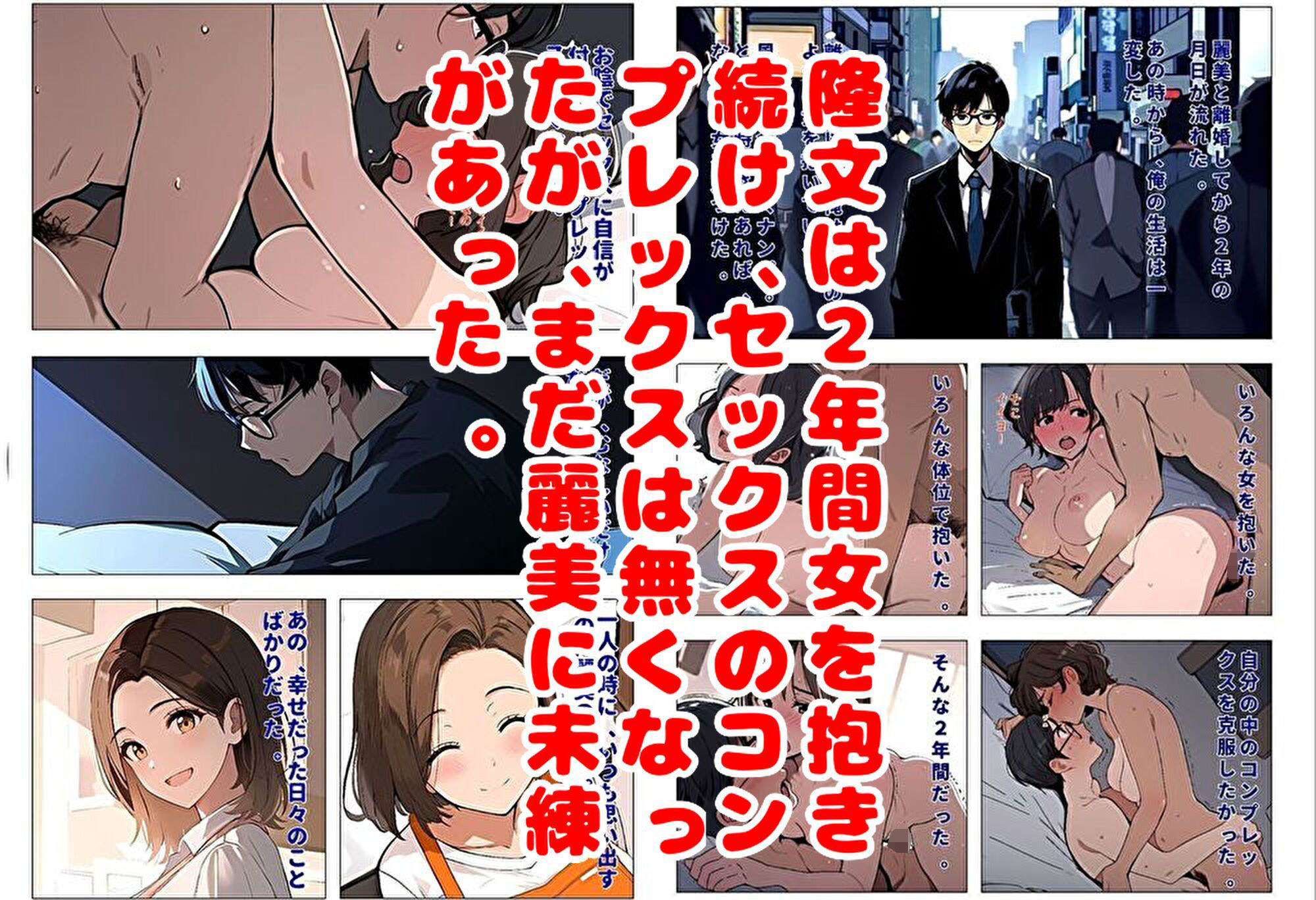 間男の提案に乗って不倫現場を目撃したら、最愛の妻が土下座してセックスのお願いをした。後編ルート2「2年後の再会編」 サンプル2ページ目