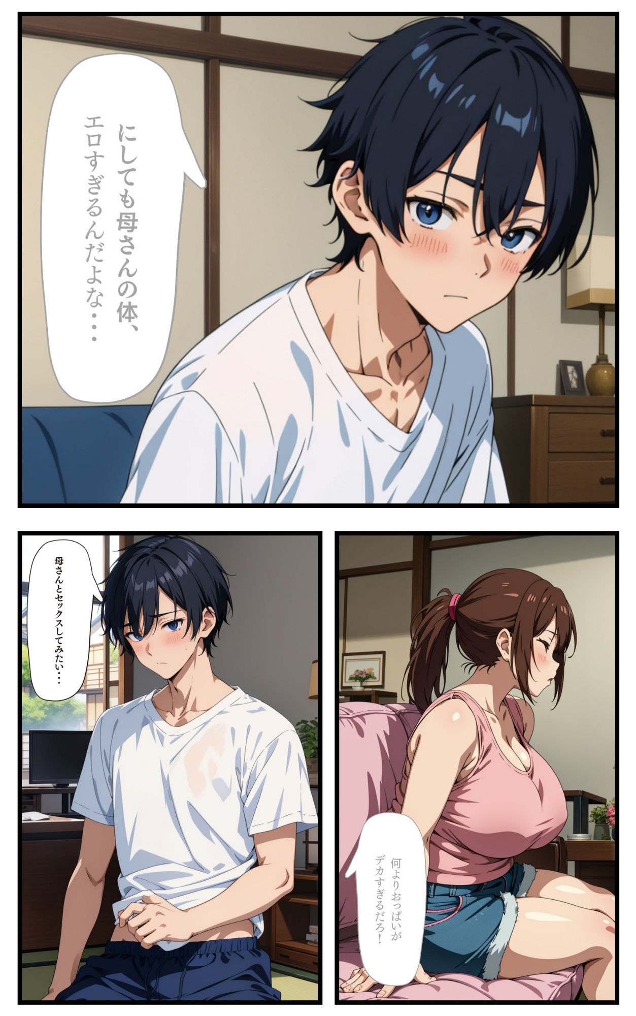 母にセックスをお願いしてみた。 サンプル2ページ目