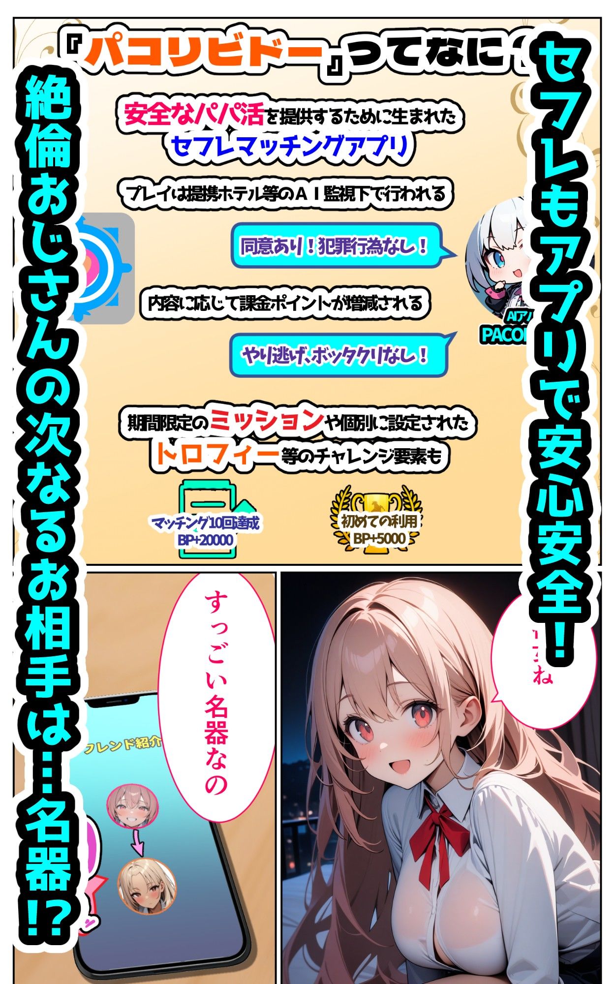 絶倫おじさんvsギャル名器 サンプル1ページ目